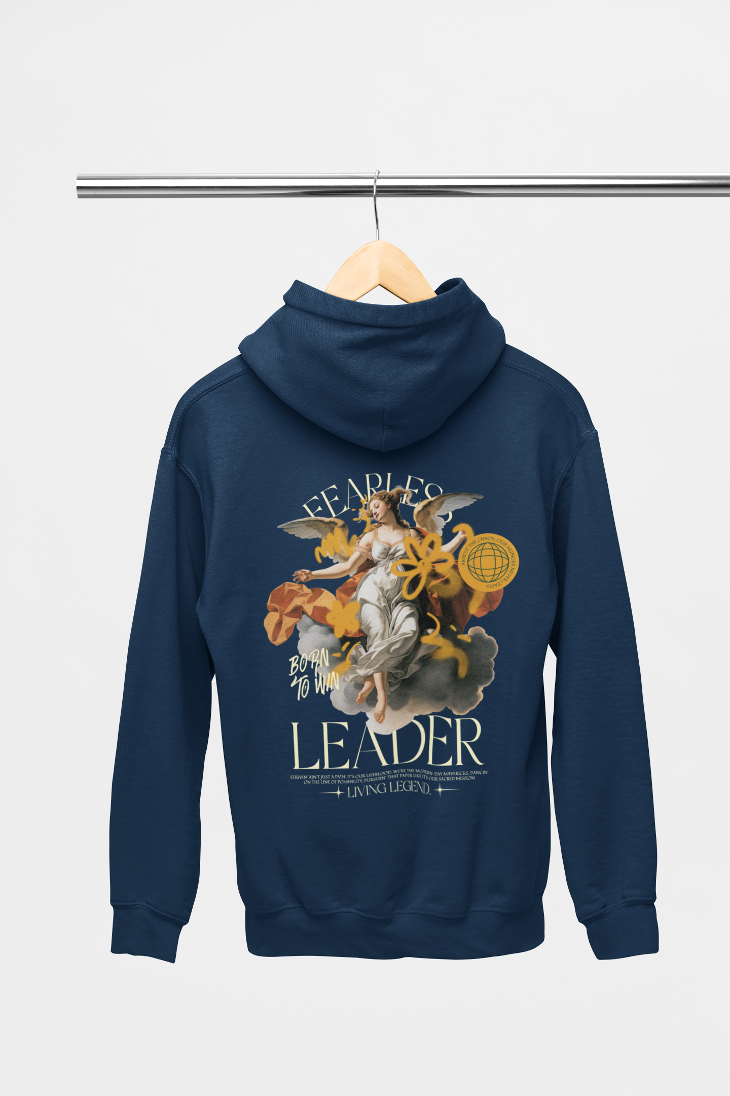 HOODIE NAVY BLUE : LEGEND