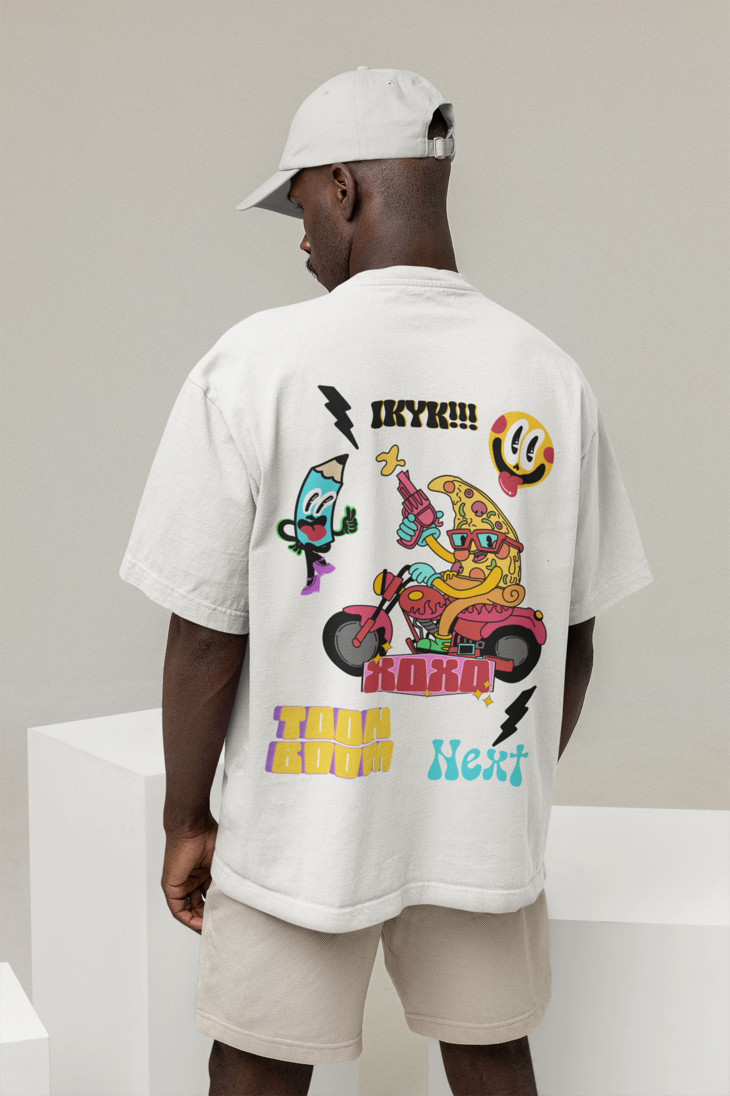 OVERSIZED TSHIRTS WHITE: TOON BOOM