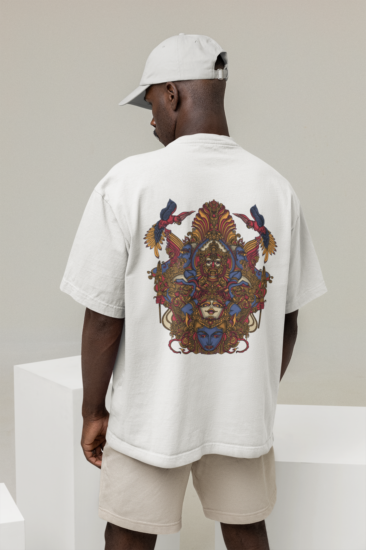 OVERSIZED TSHIRTS WHITE: PATTERN