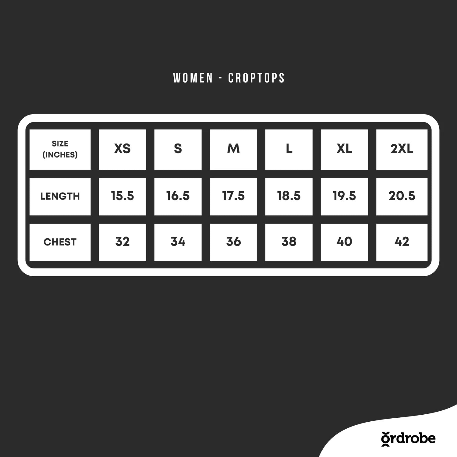 CROP TOP WHITE: FOUR BOX PATTERN