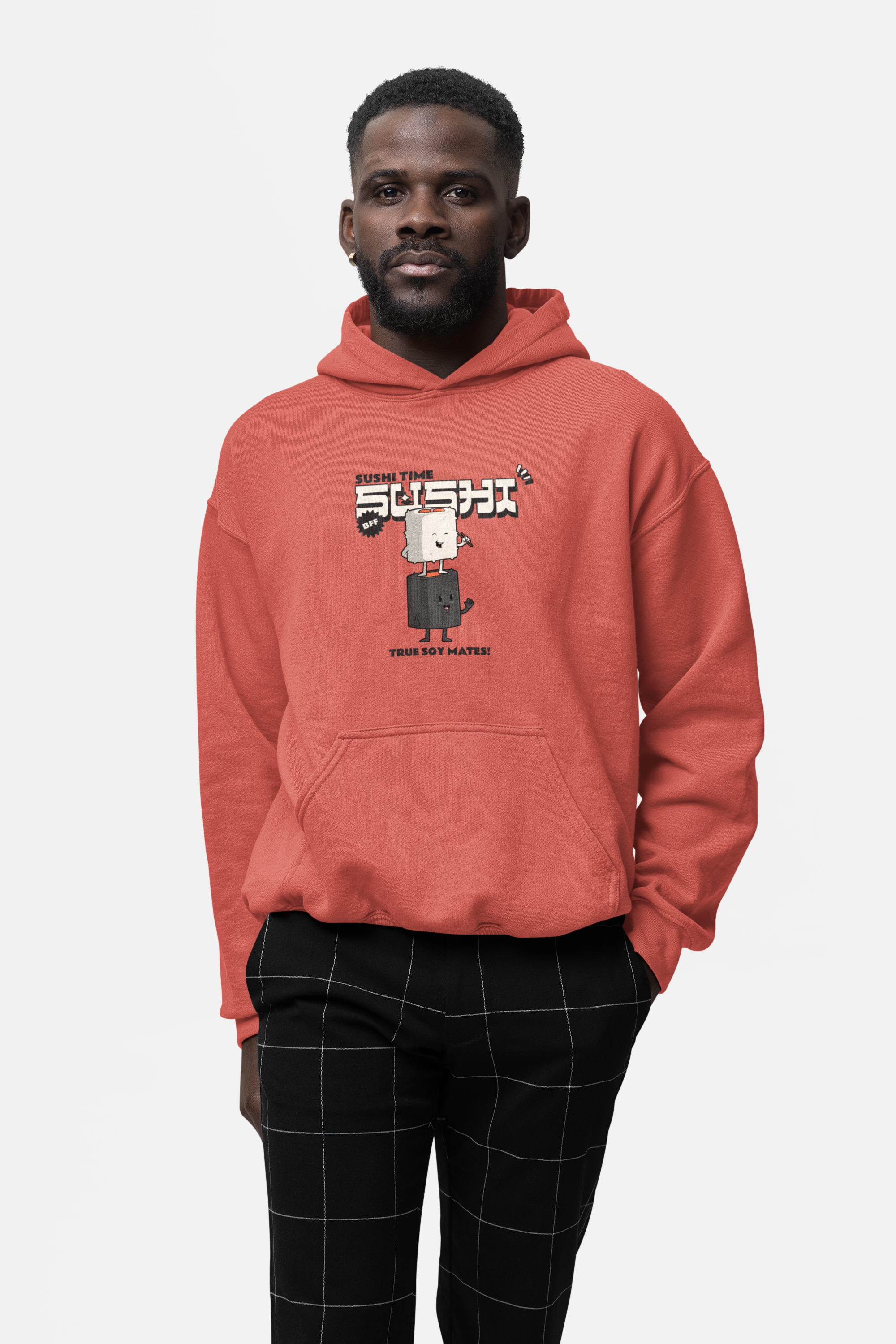 HOODIE CORAL : SUSHI
