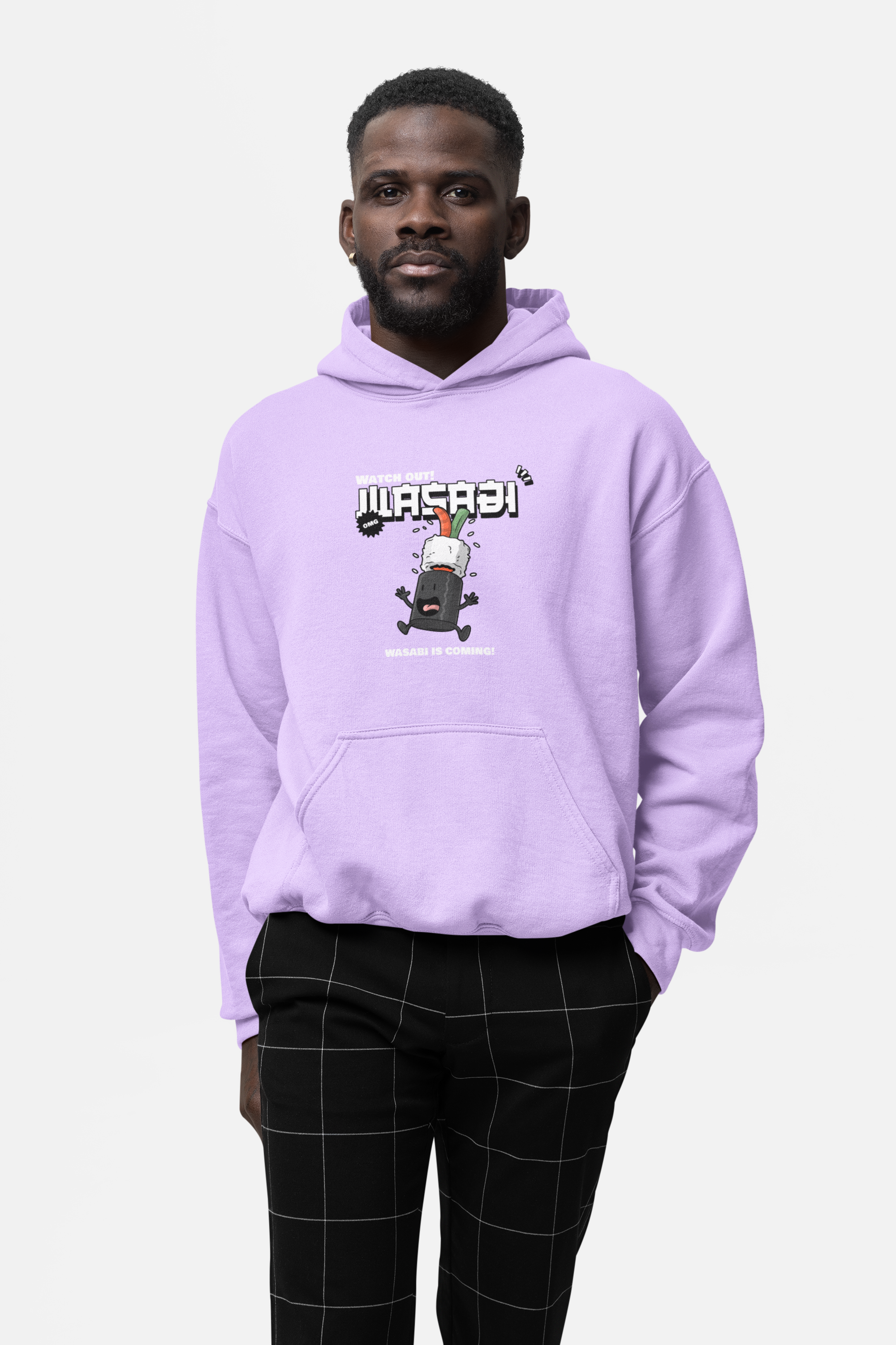 HOODIE LAVENDER: WASABI