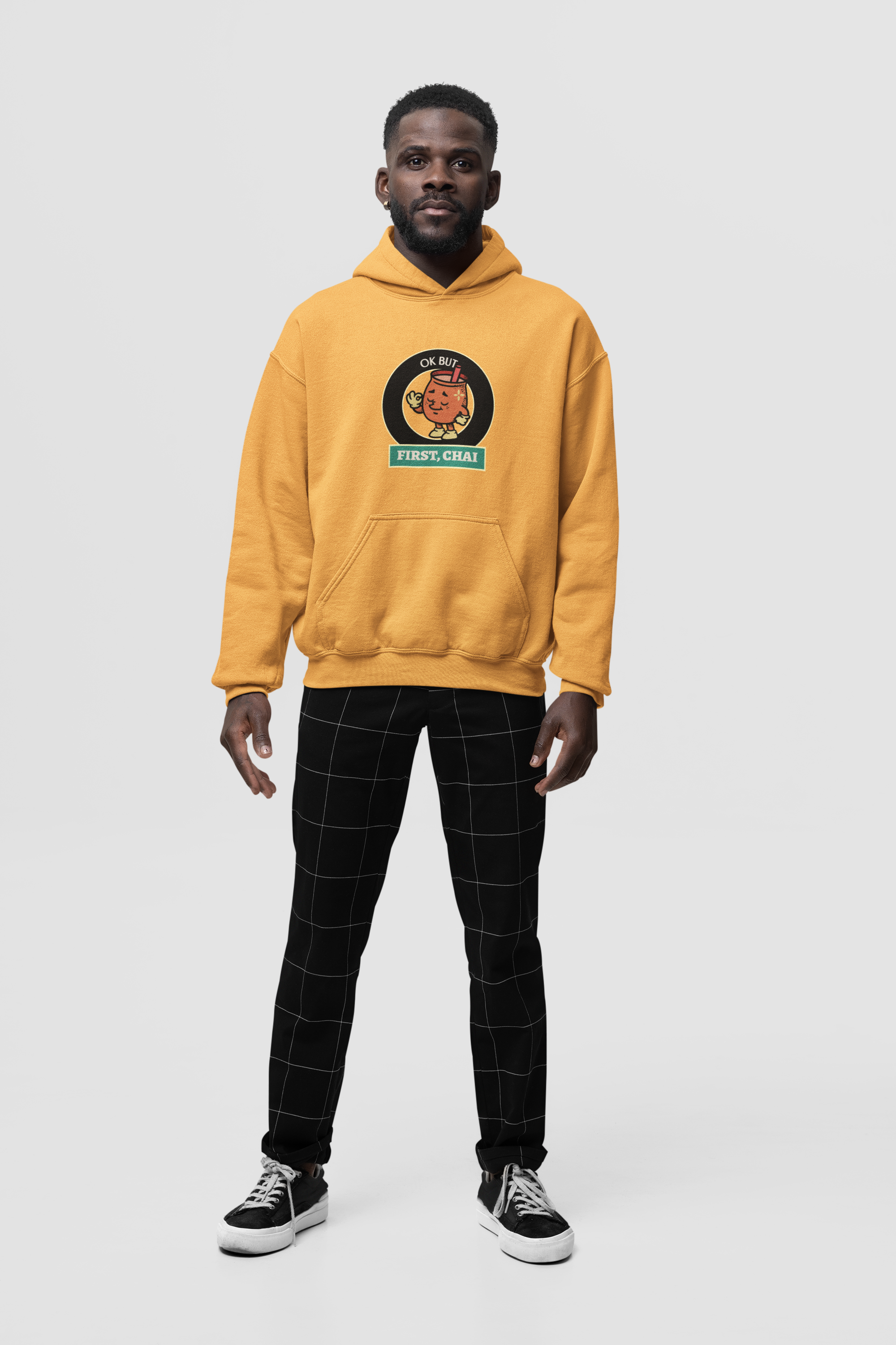 HOODIE MUSTARD YELLOW: FIRST CHAI