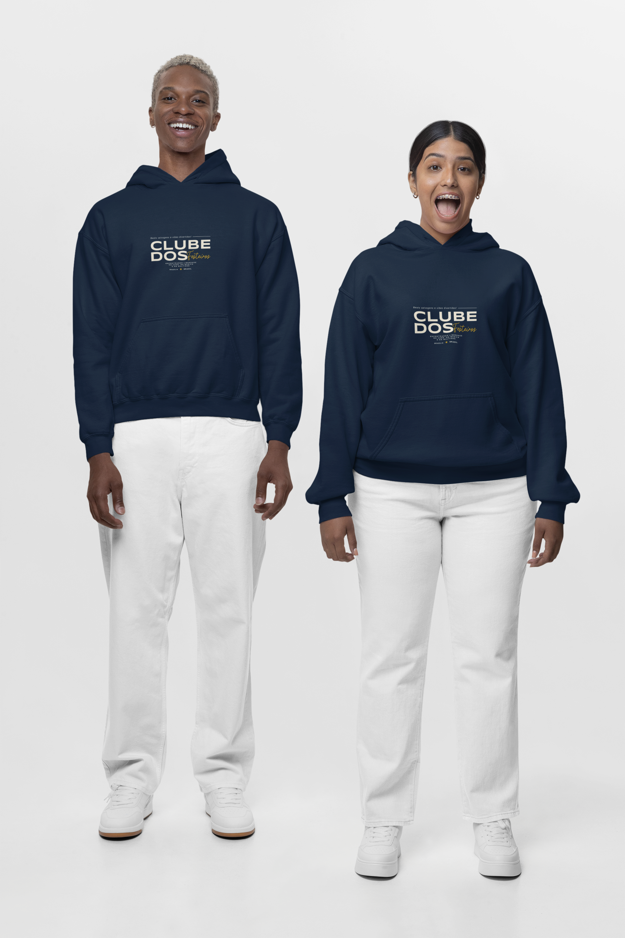 HOODIE NAVY BLUE: CLUBE DOS