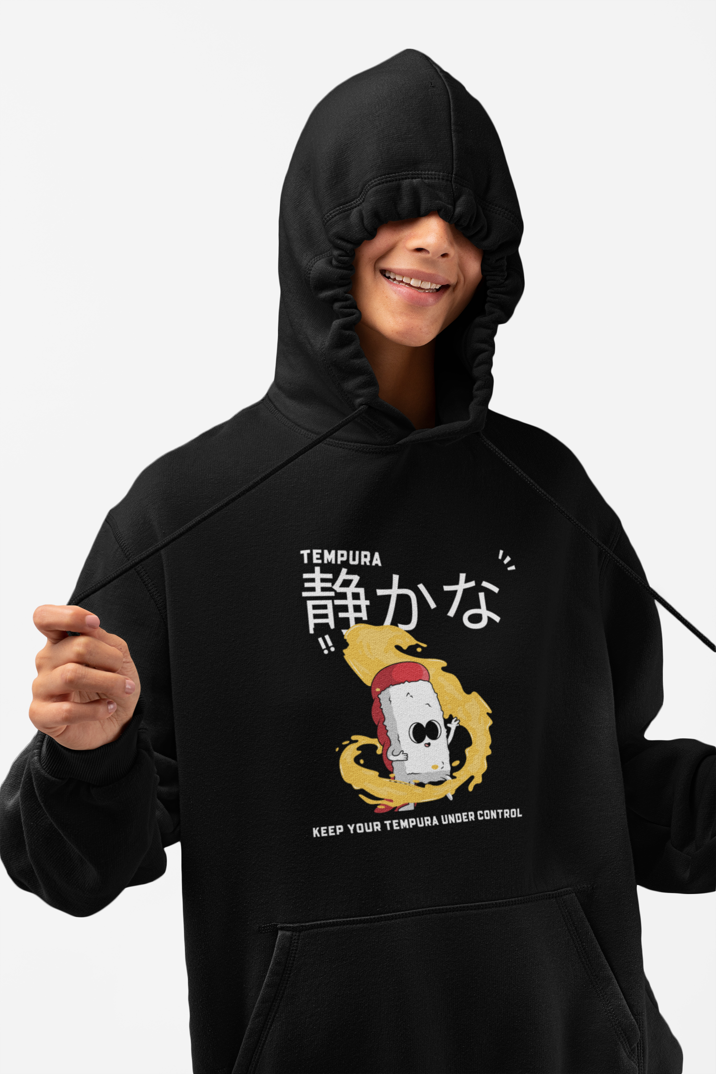 HOODIE BLACK: KEEP YOUR TEMPRA UNDER CONTROL