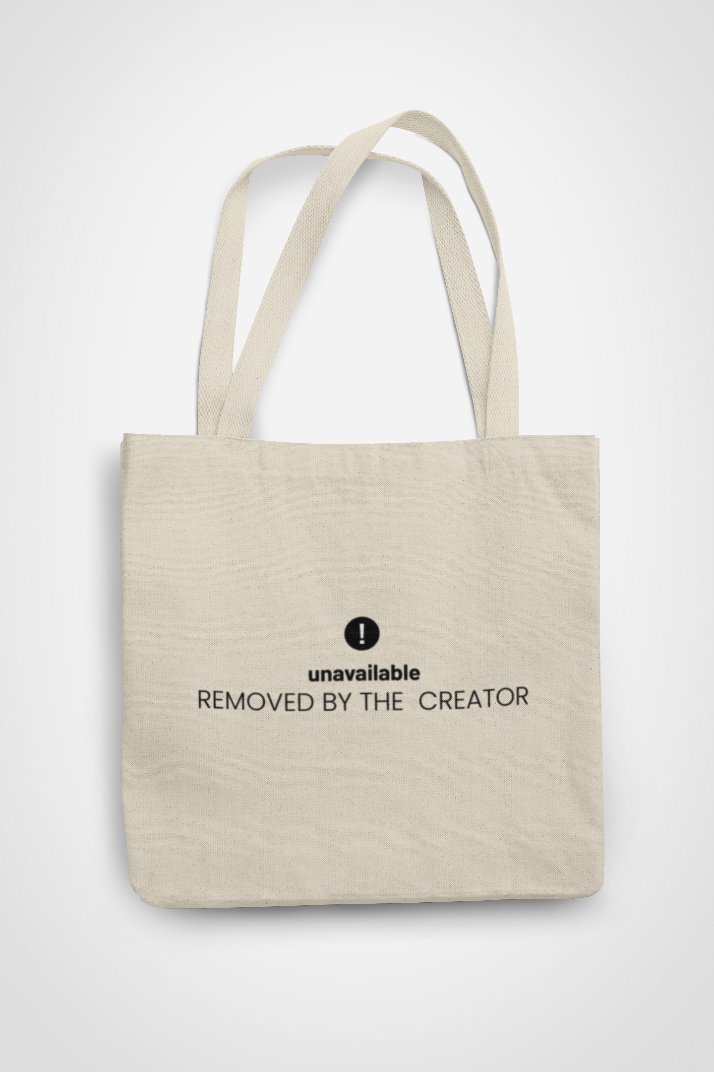Zipped Tote Bag - Unavailable