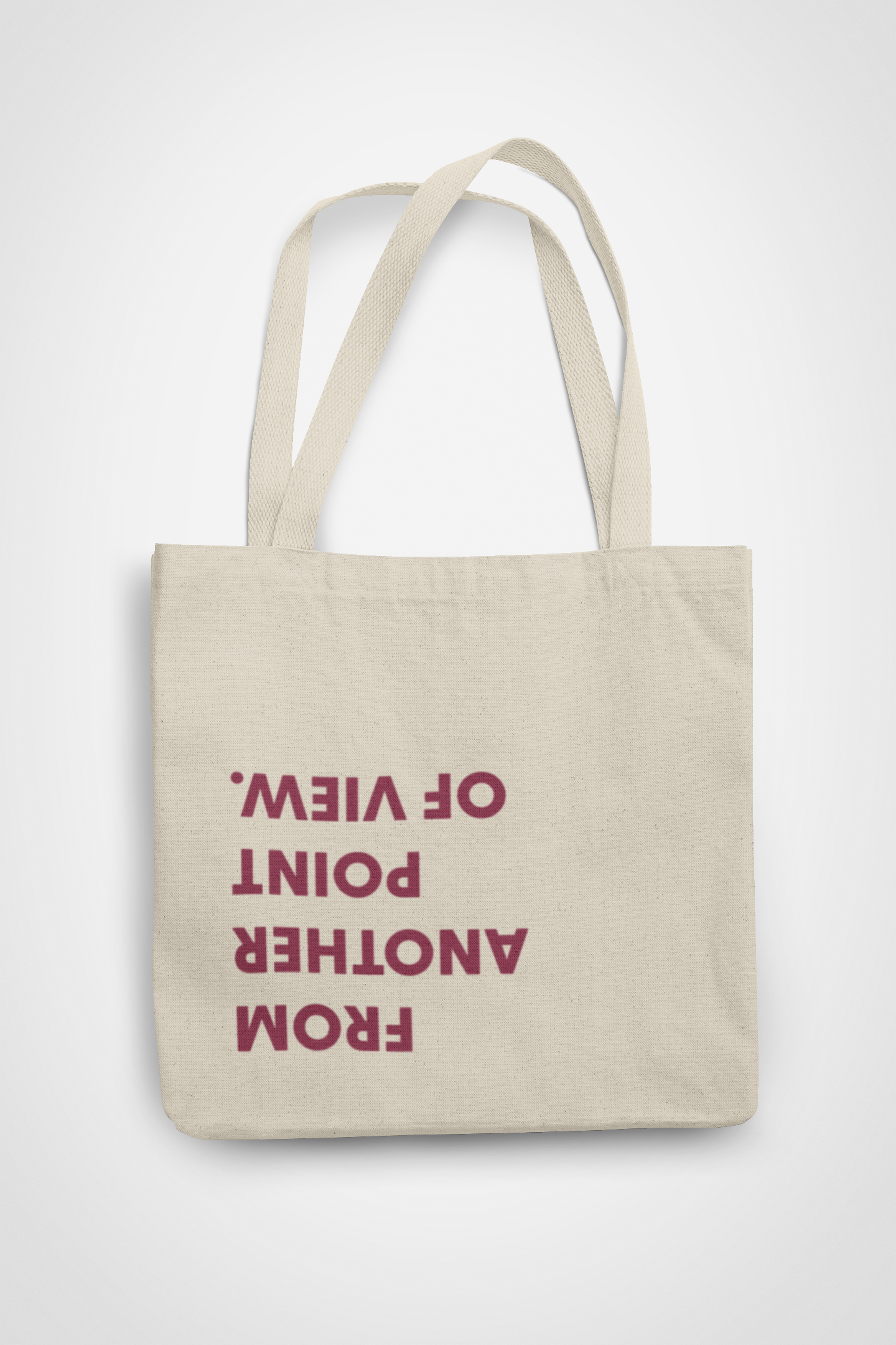 Zipped Tote Bag - Point of view