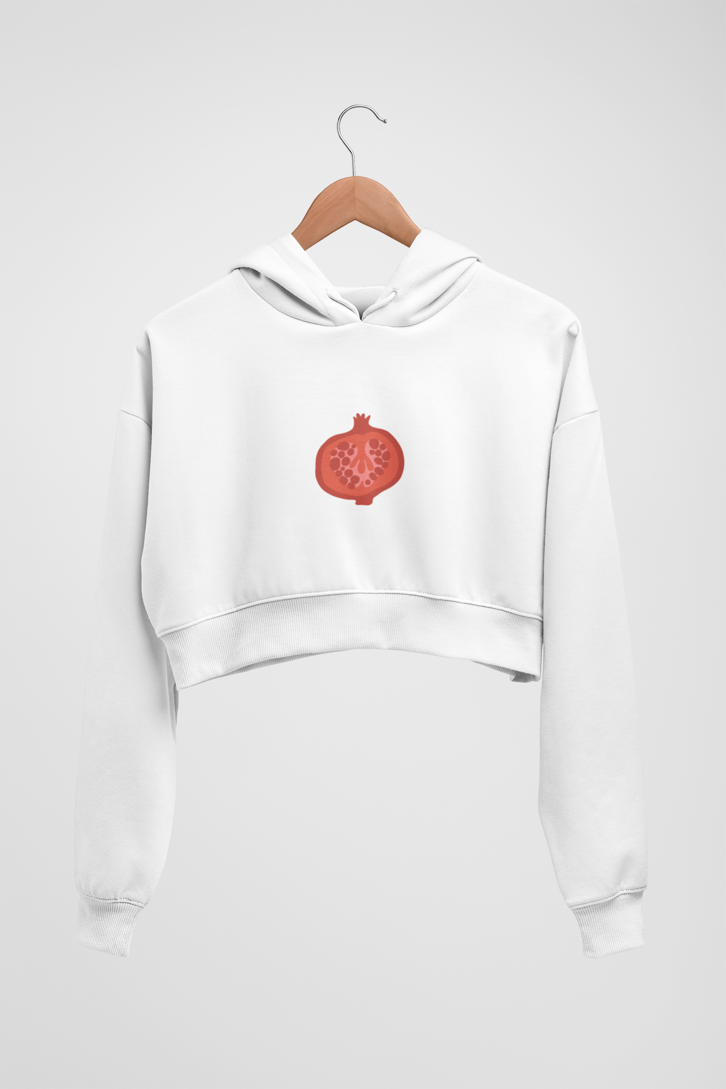 CROP HOODIES WHITE x ONION