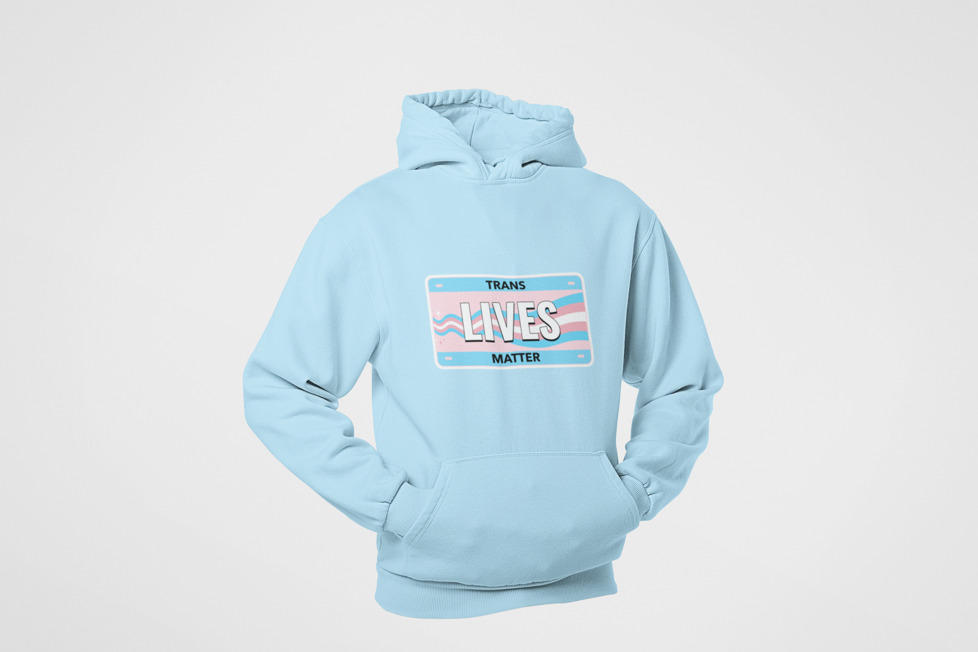 HOODIE SKY BLUE: LIVES