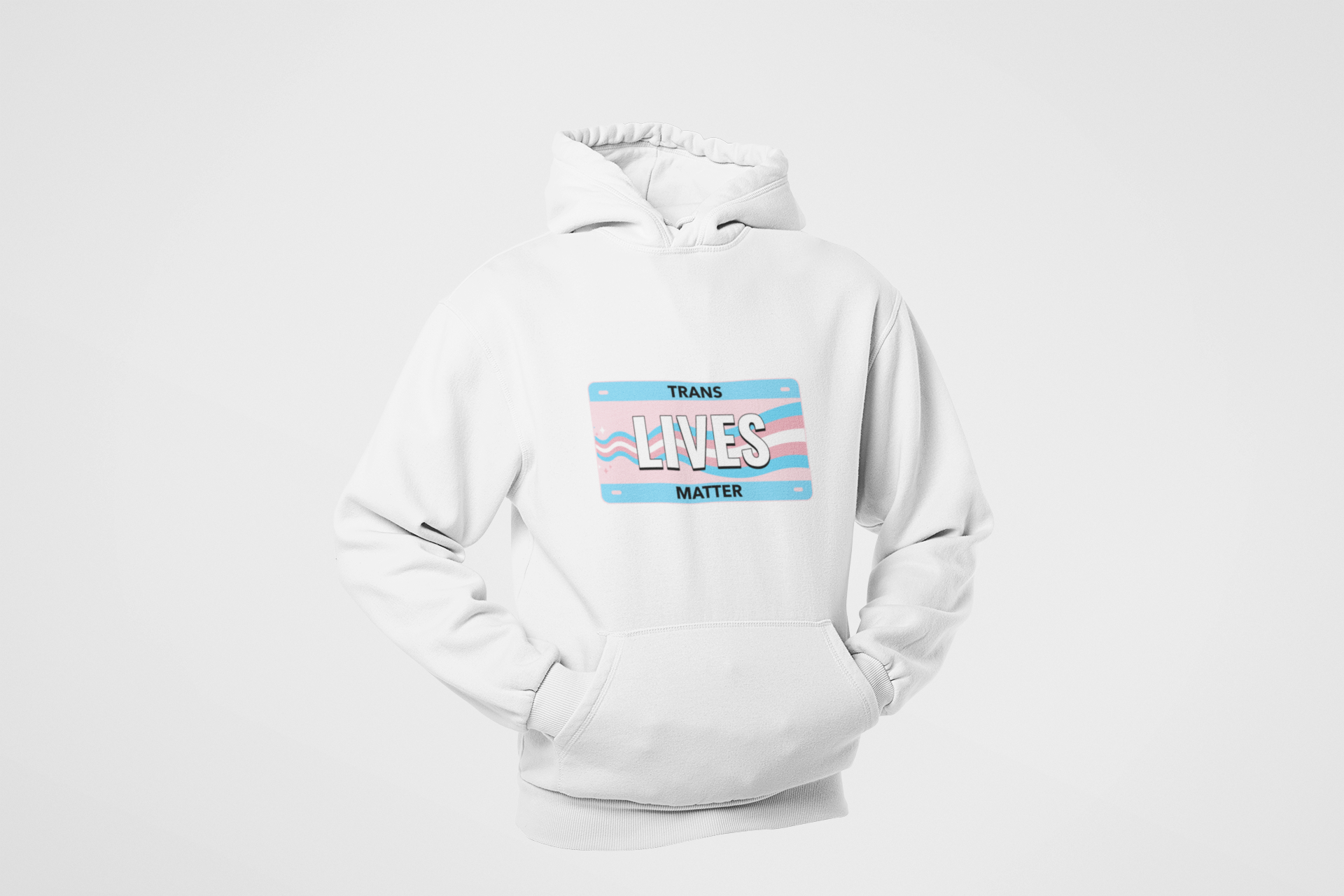 HOODIE WHITE: LIVES