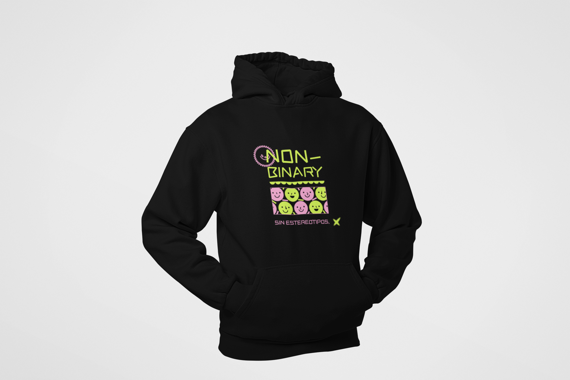 HOODIE BLACK: NON BINARY