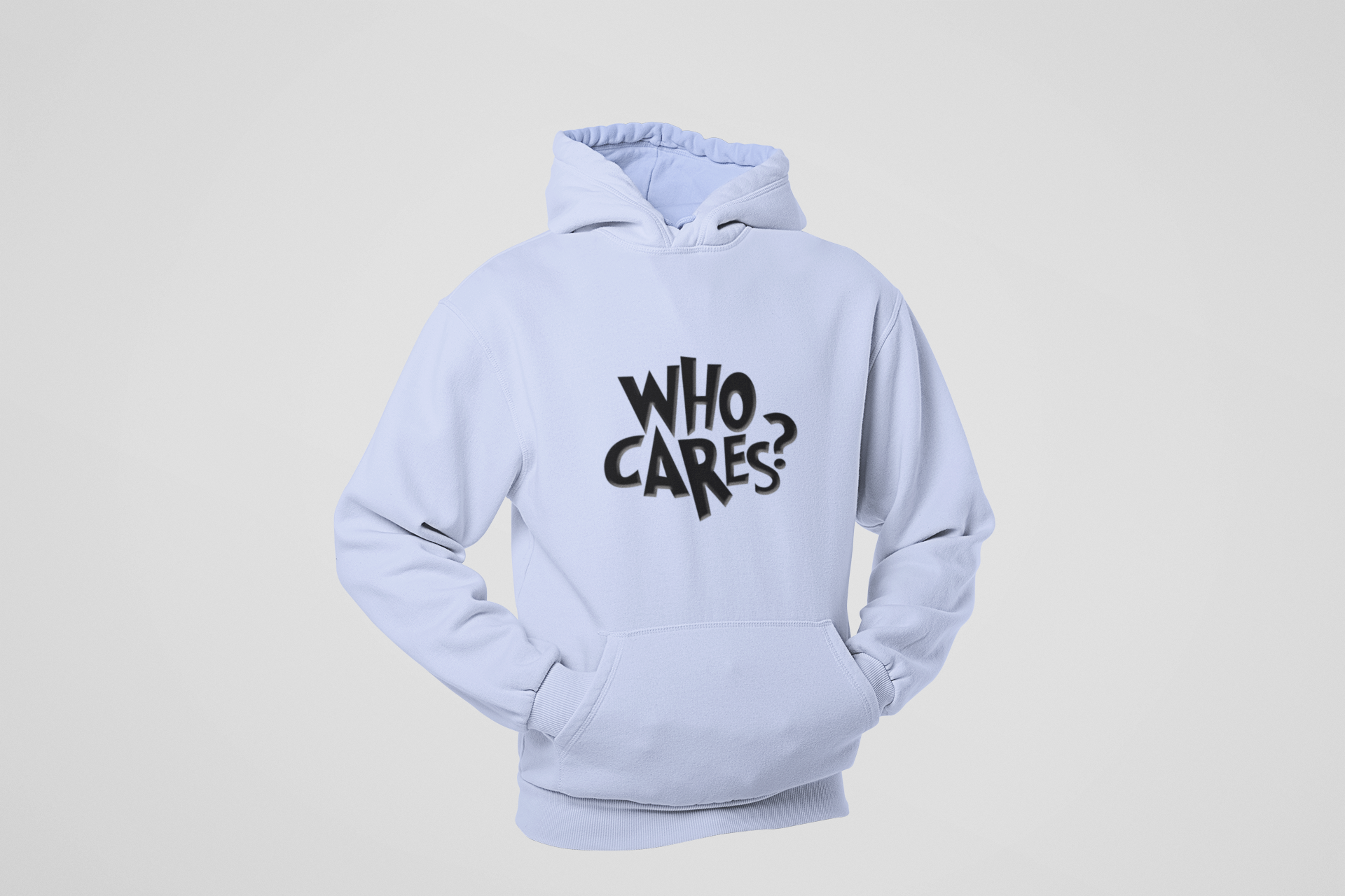 HOODIE LAVENDAR : WHO CARES