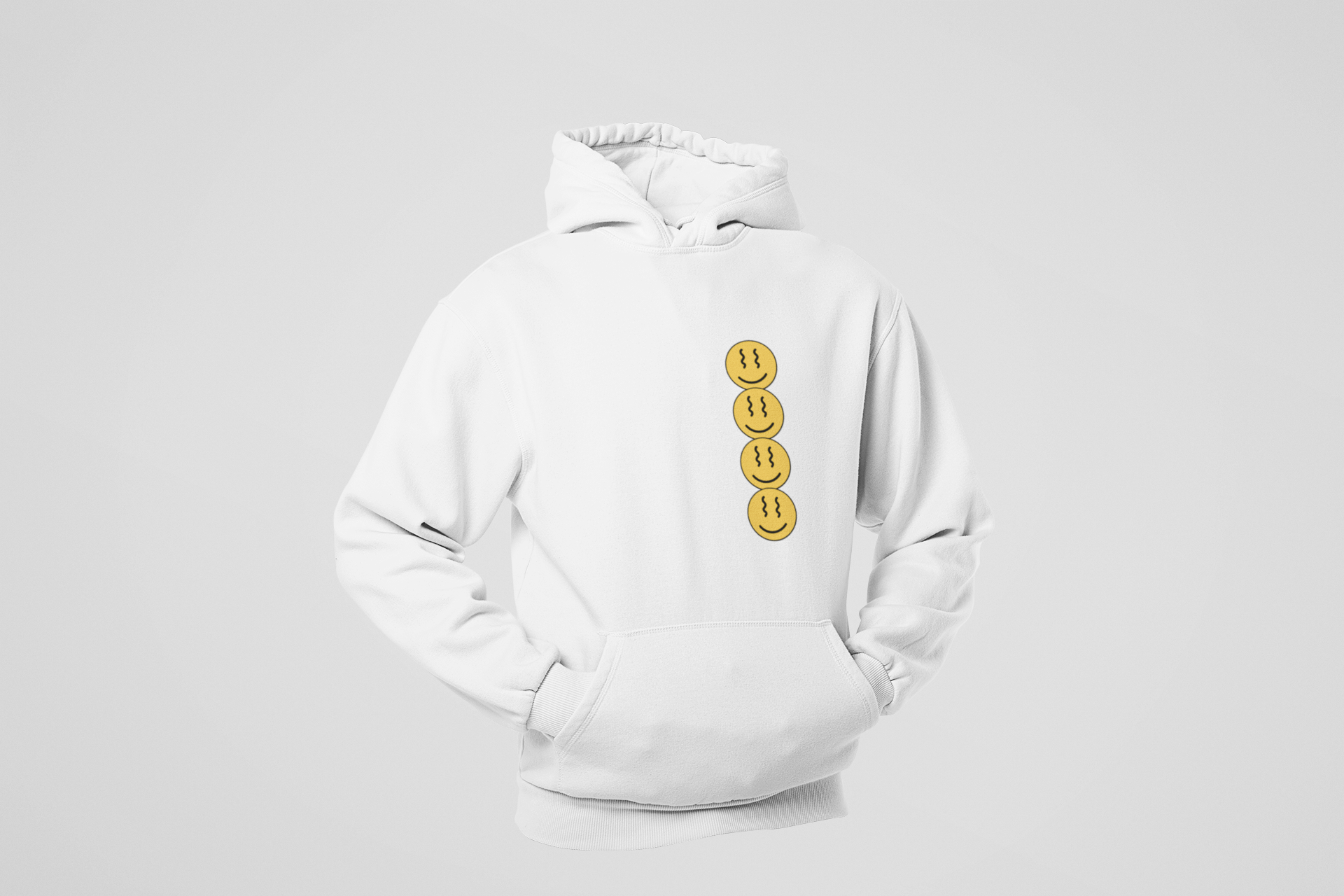 HOODIE WHITE: EMOJI