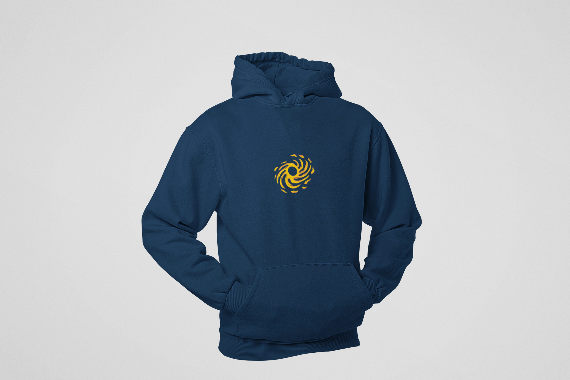 HOODIE NAVY BLUE : SUN