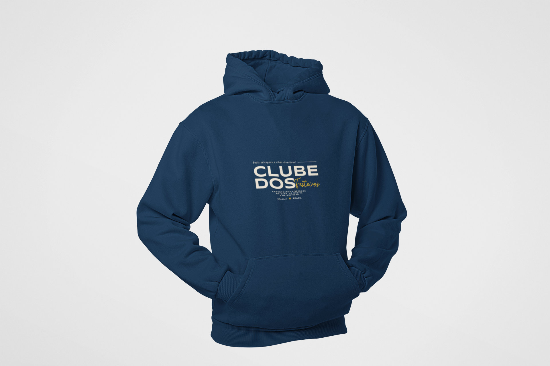 HOODIE NAVY BLUE: CLUBE DOS