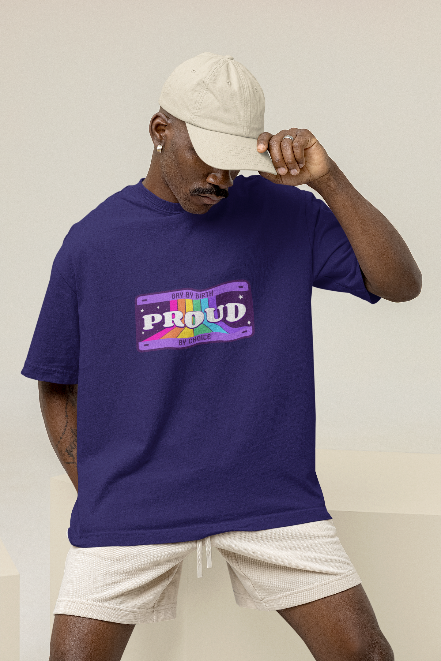 OVERSIZED TSHIRTS PURPLE: PROUD