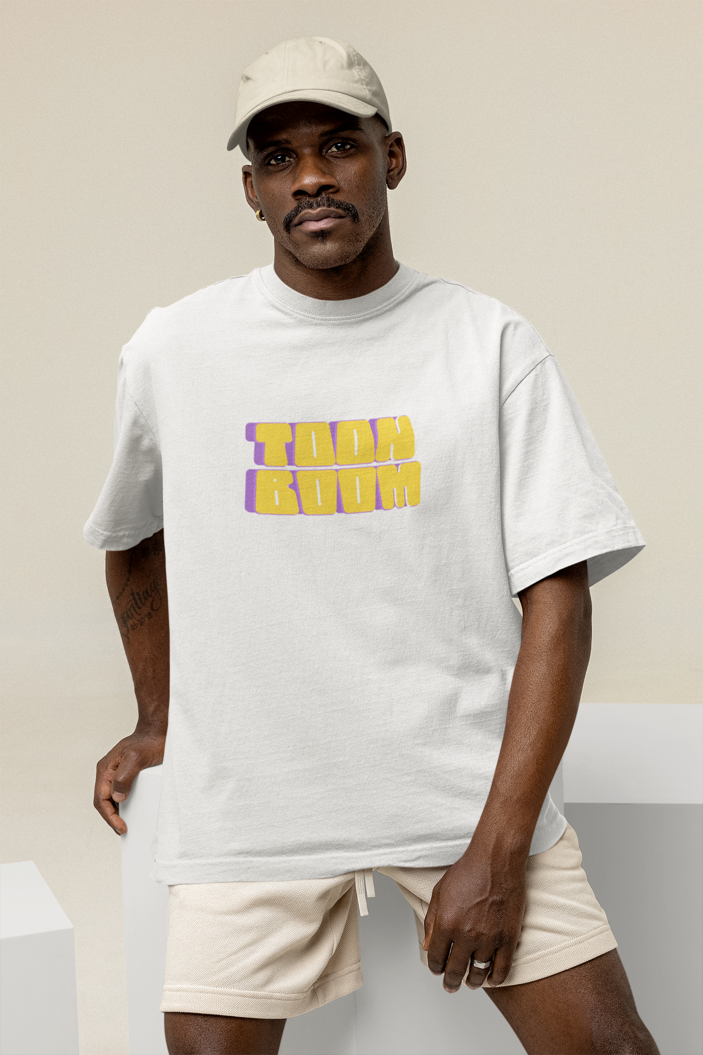 OVERSIZED TSHIRTS WHITE: TOON BOOM