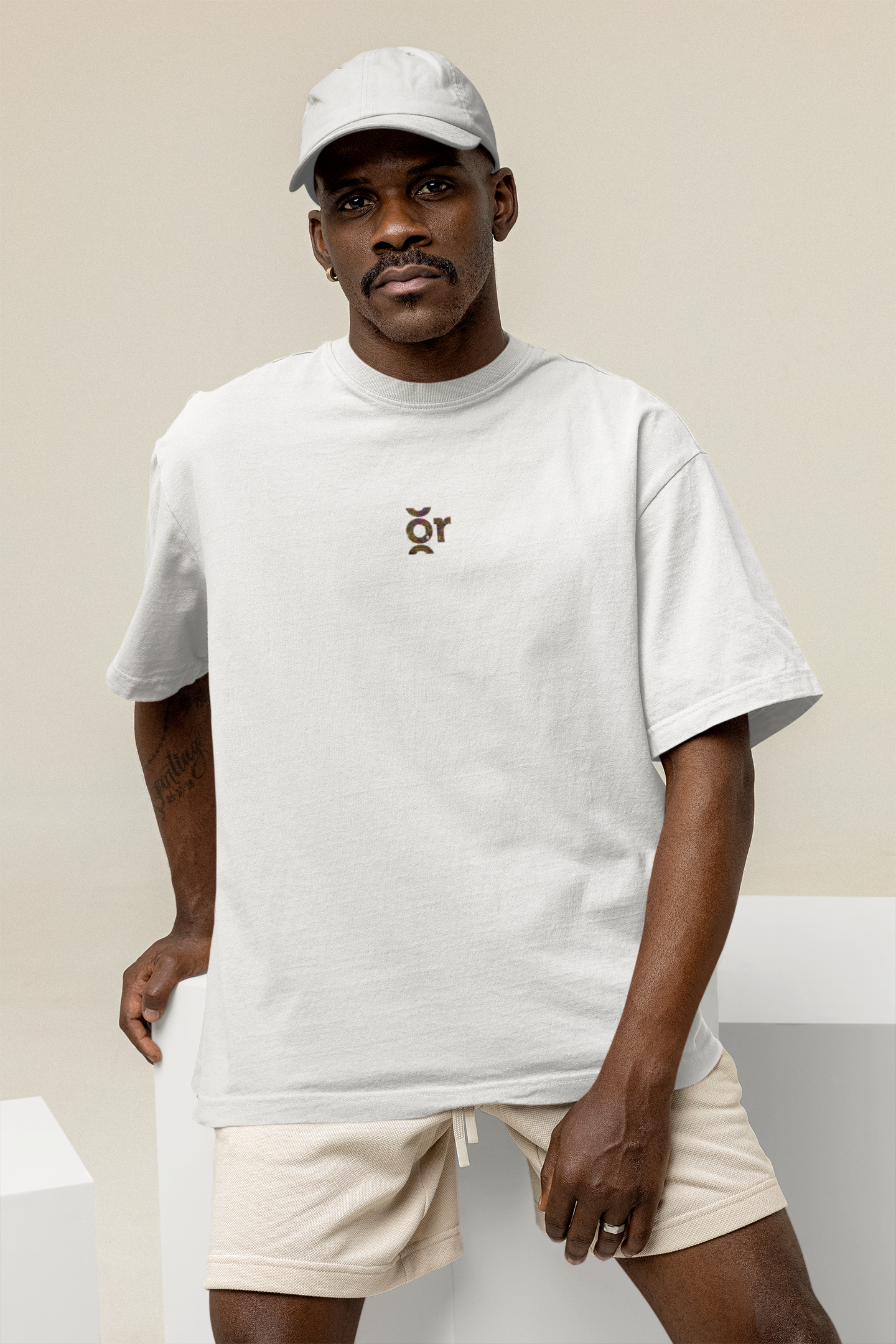 OVERSIZED TSHIRTS WHITE: DRAGON TRIBE