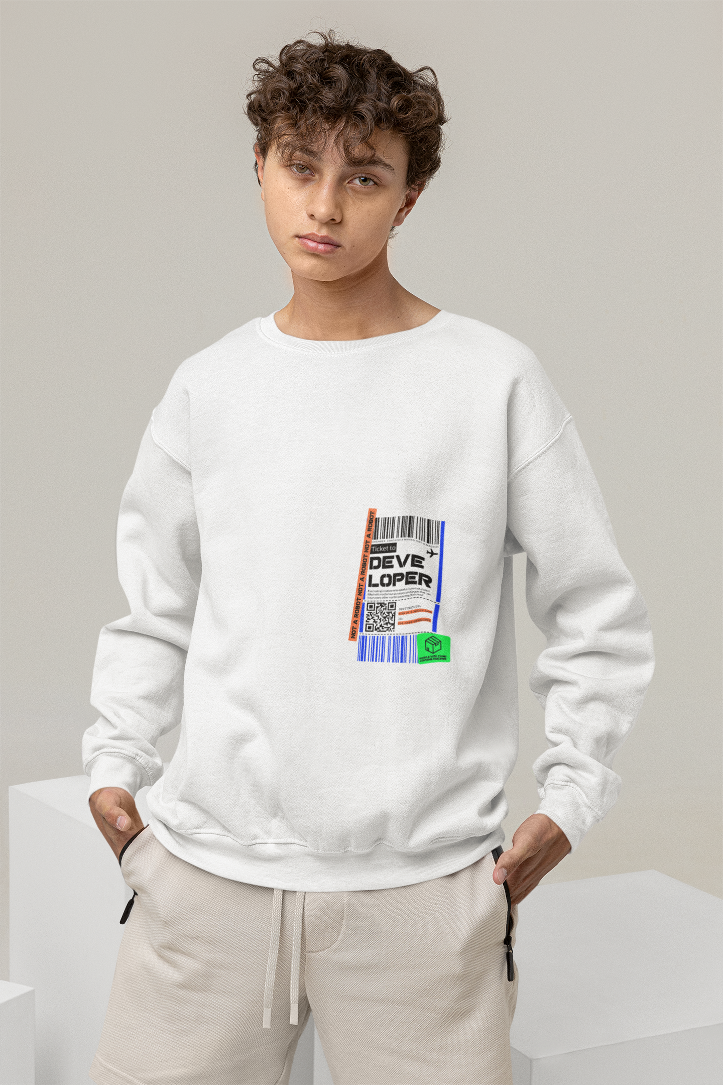 SWEATSHIRTS WHITE: DEVELOPER