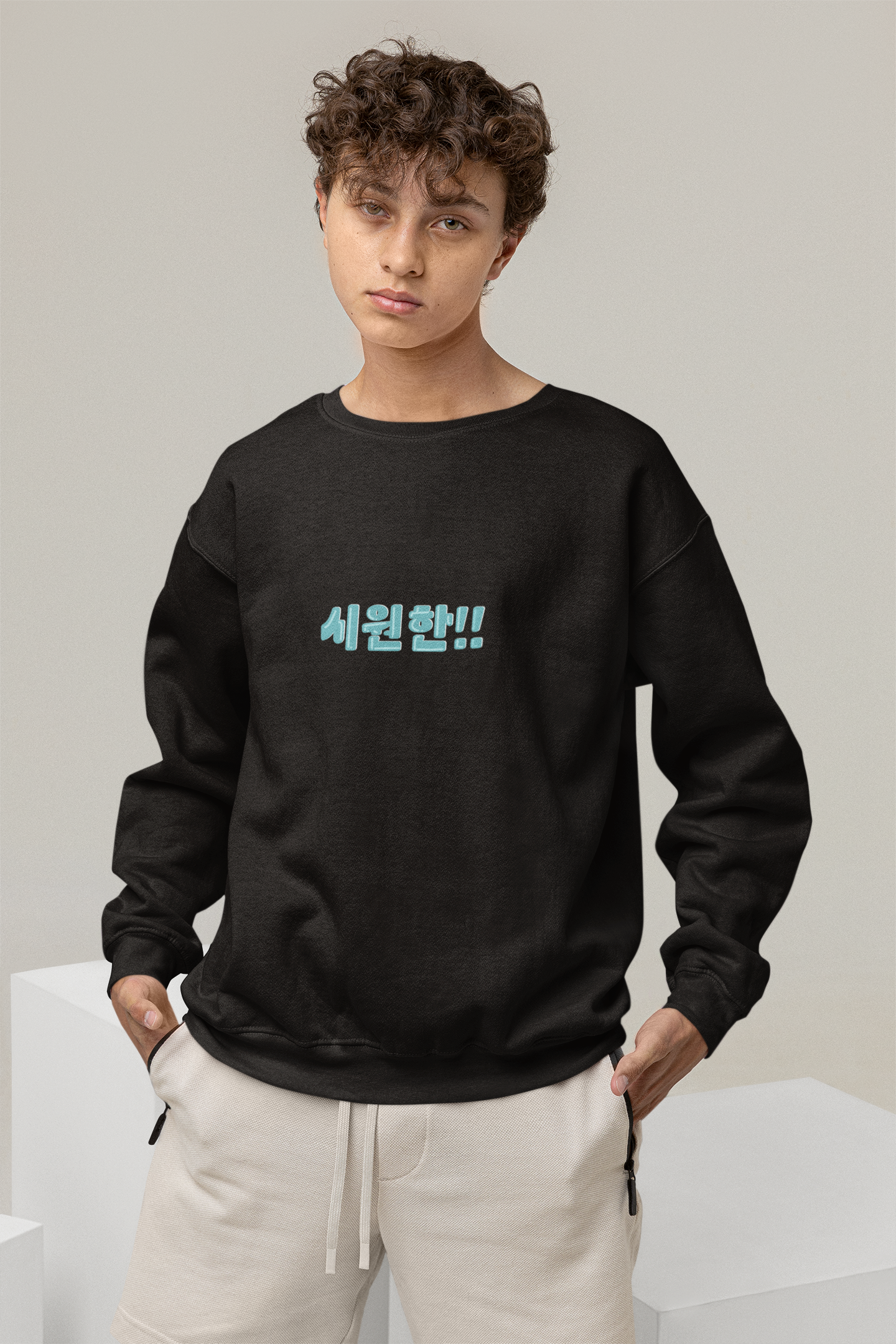 SWEATSHIRTS BLACK: QUOTE