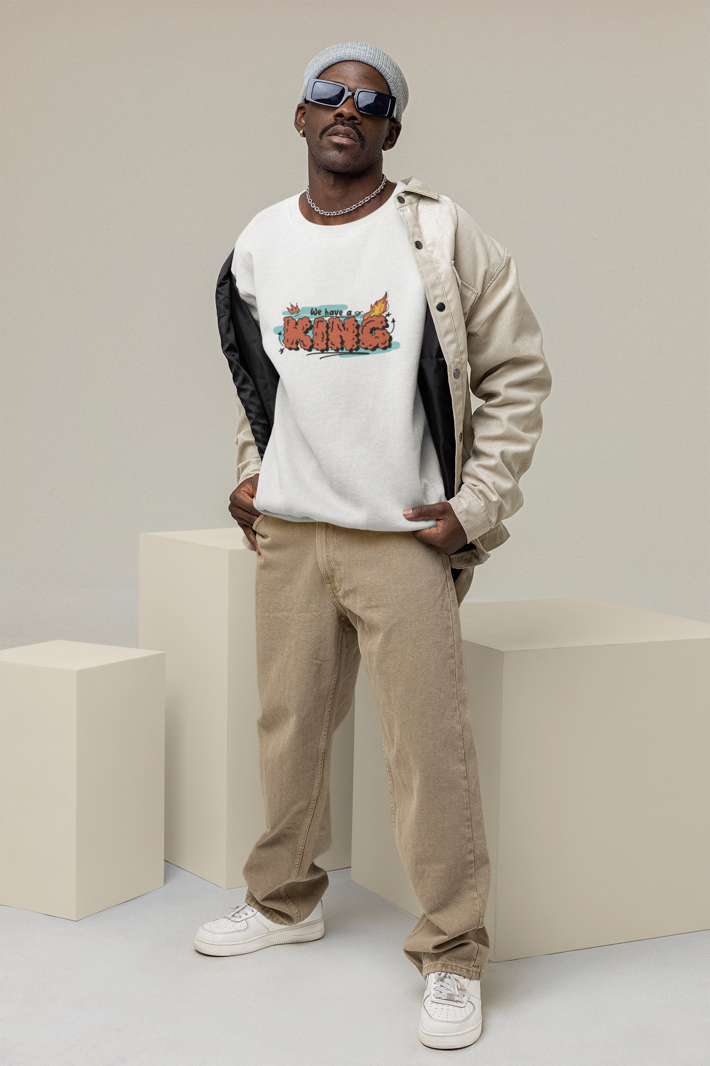 SWEATSHIRTS WHITE: KING
