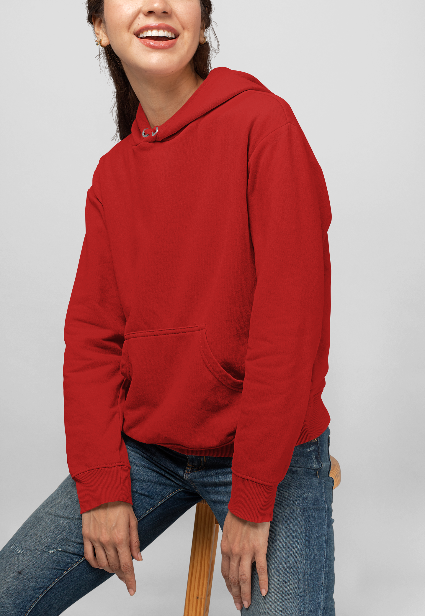 HOODIE RED: SOLIDS