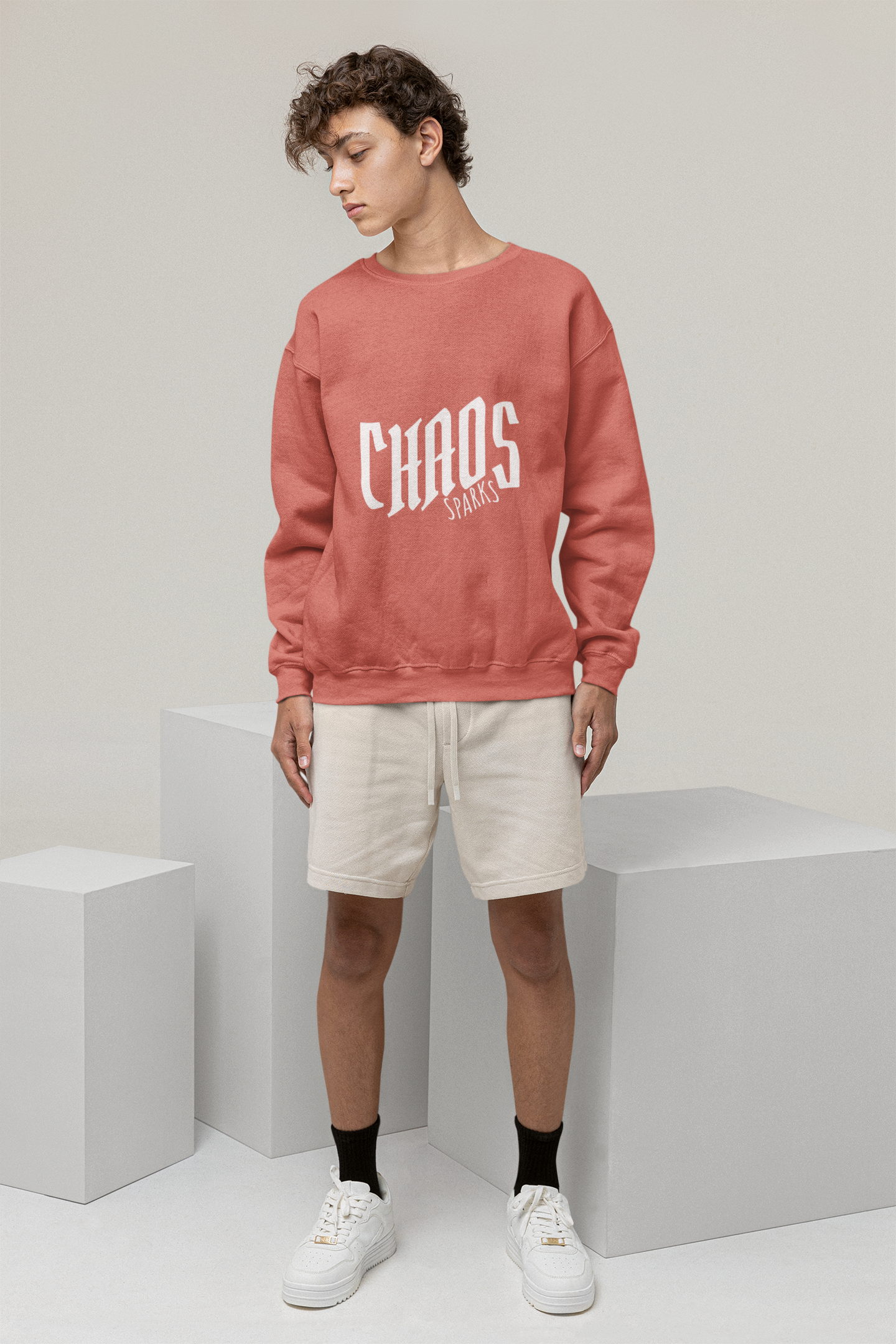 SWEATSHIRTS CORAL : CHAOS