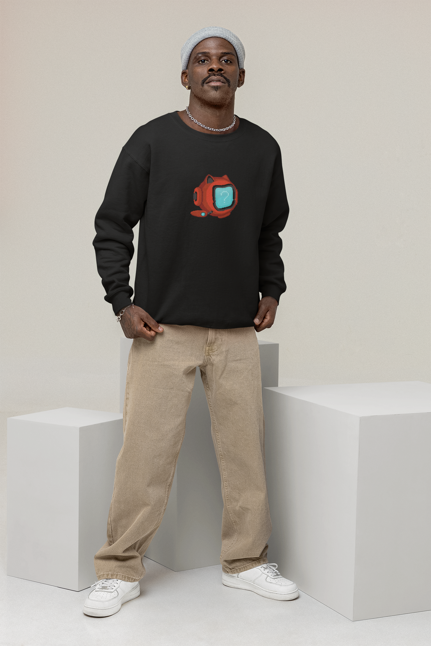SWEATSHIRTS BLACK: ALIEN MONITOR