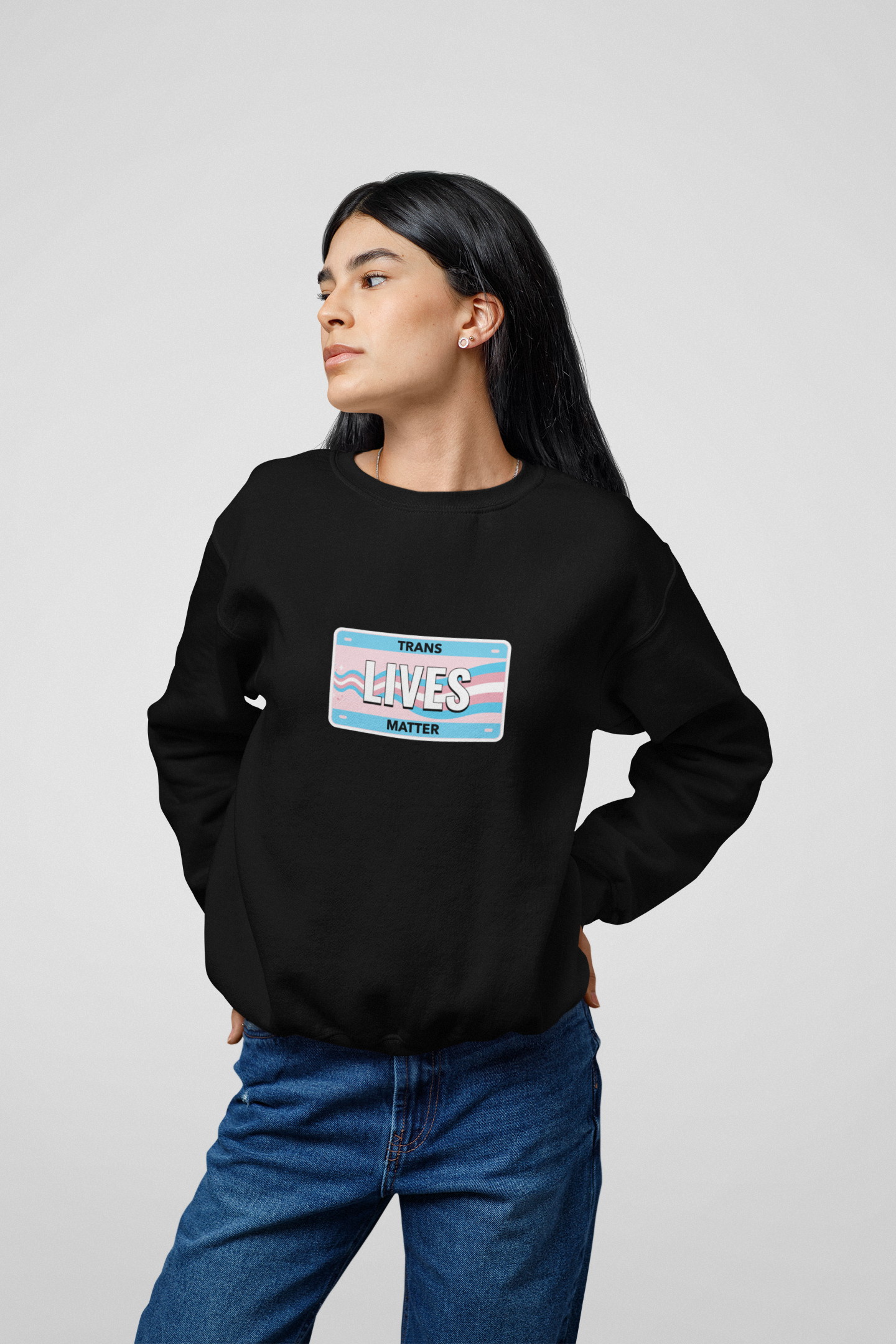 SWEATSHIRTS BLACK: LIVE