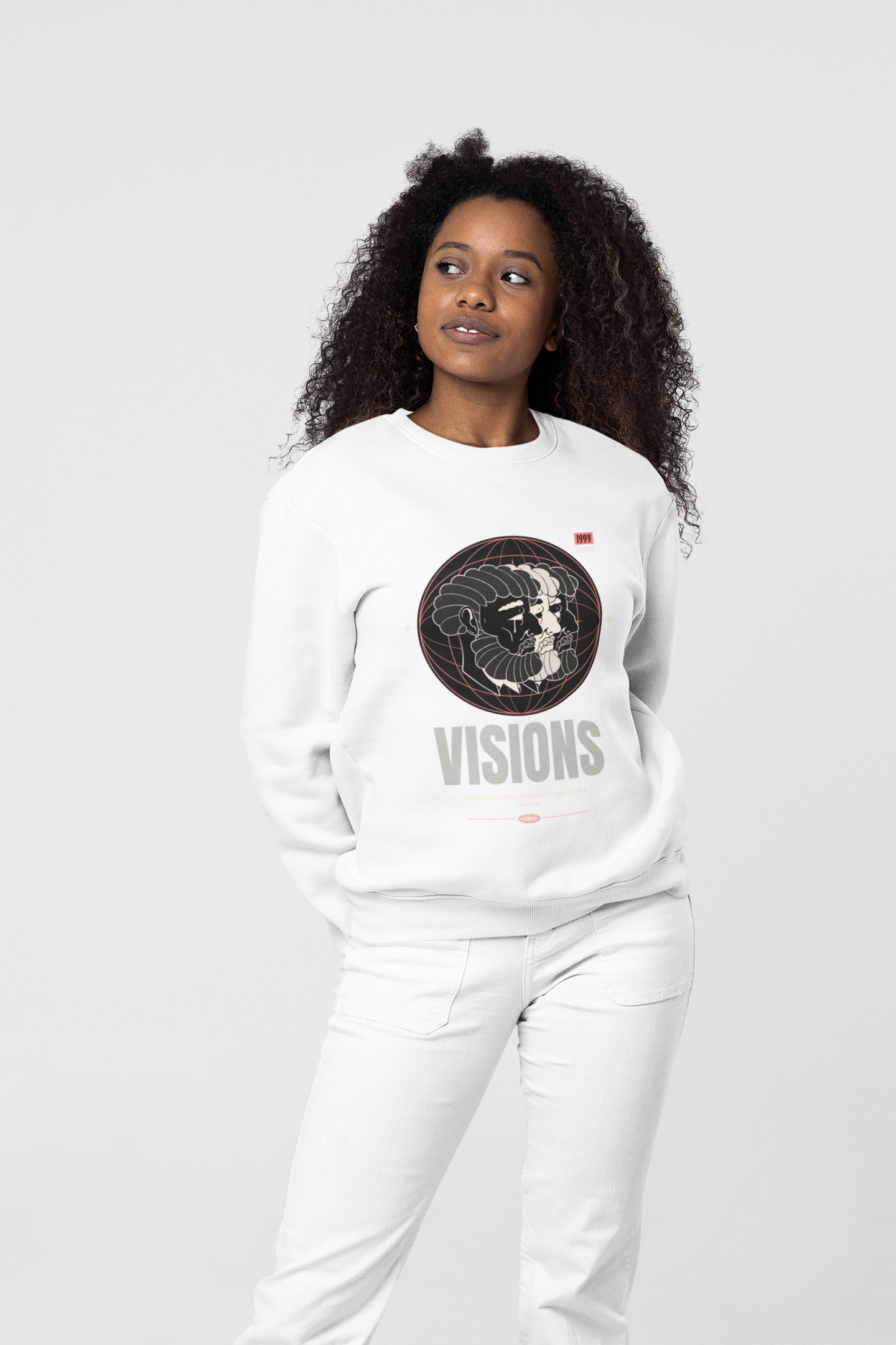 SWEATSHIRTS WHITE: VISIONS