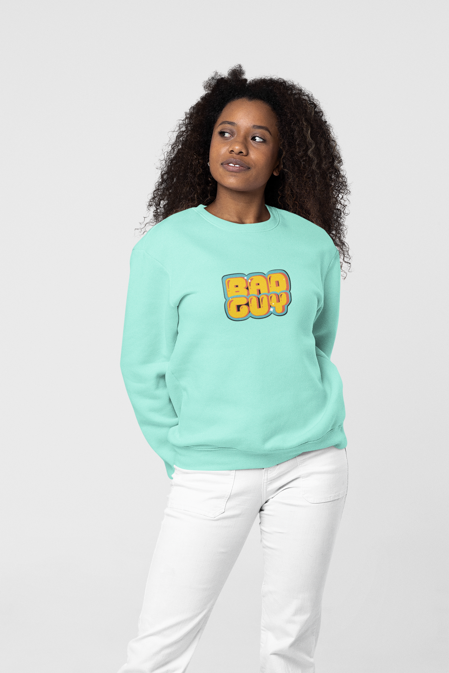SWEATSHIRTS MINT : BAD GUY