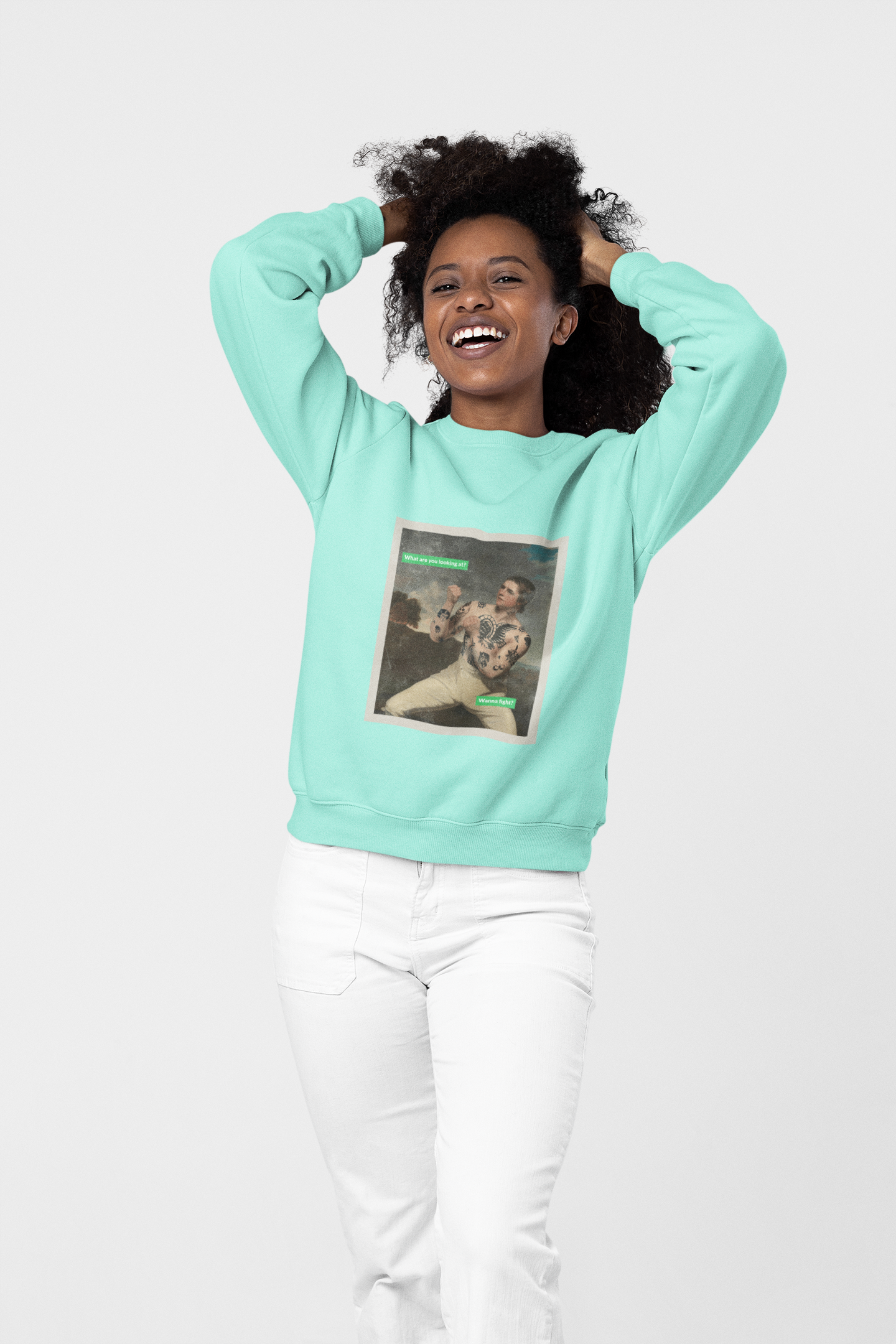 SWEATSHIRTS MINT : LOOKNG AT