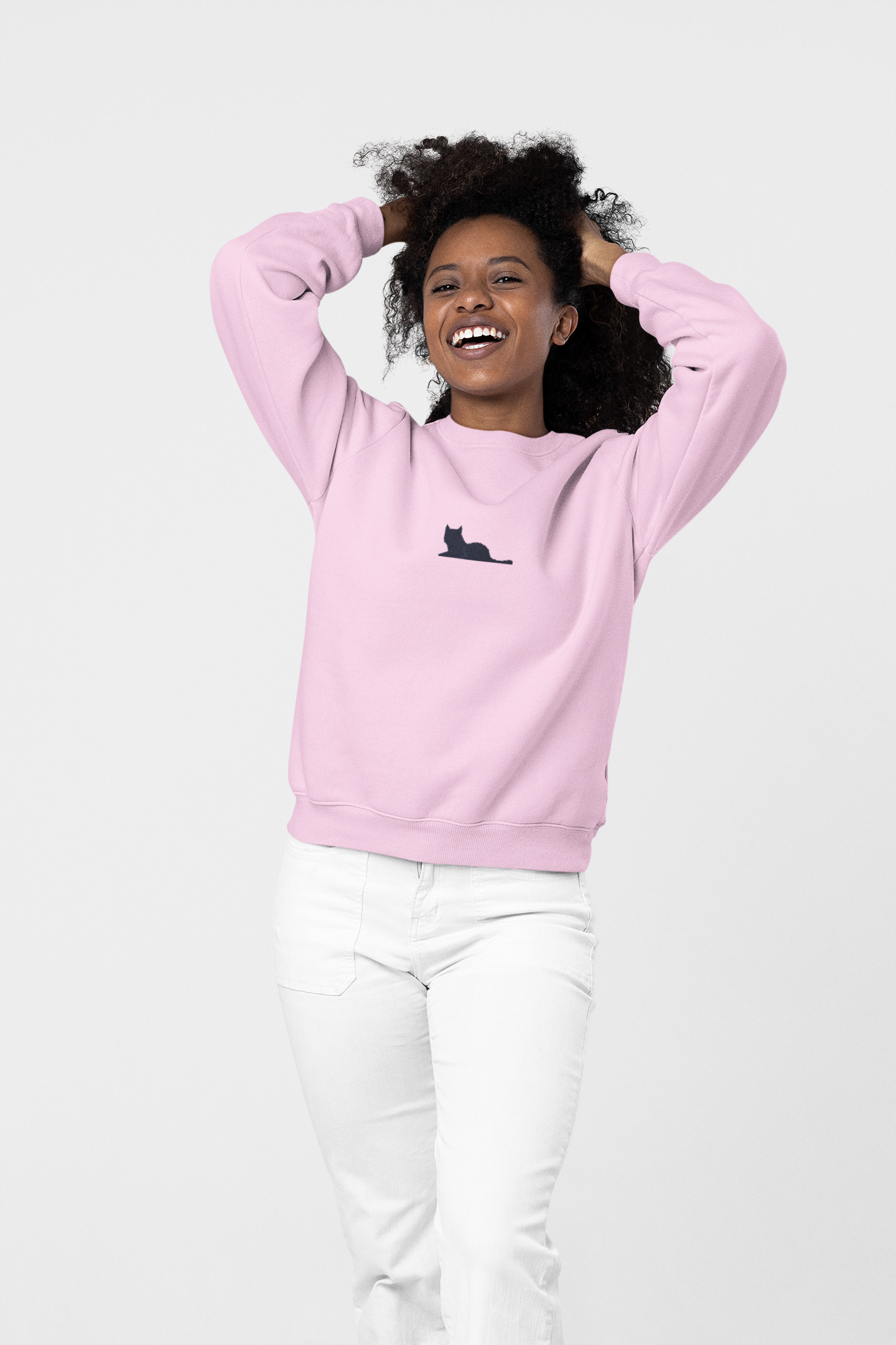 SWEATSHIRTS PINK: CAT