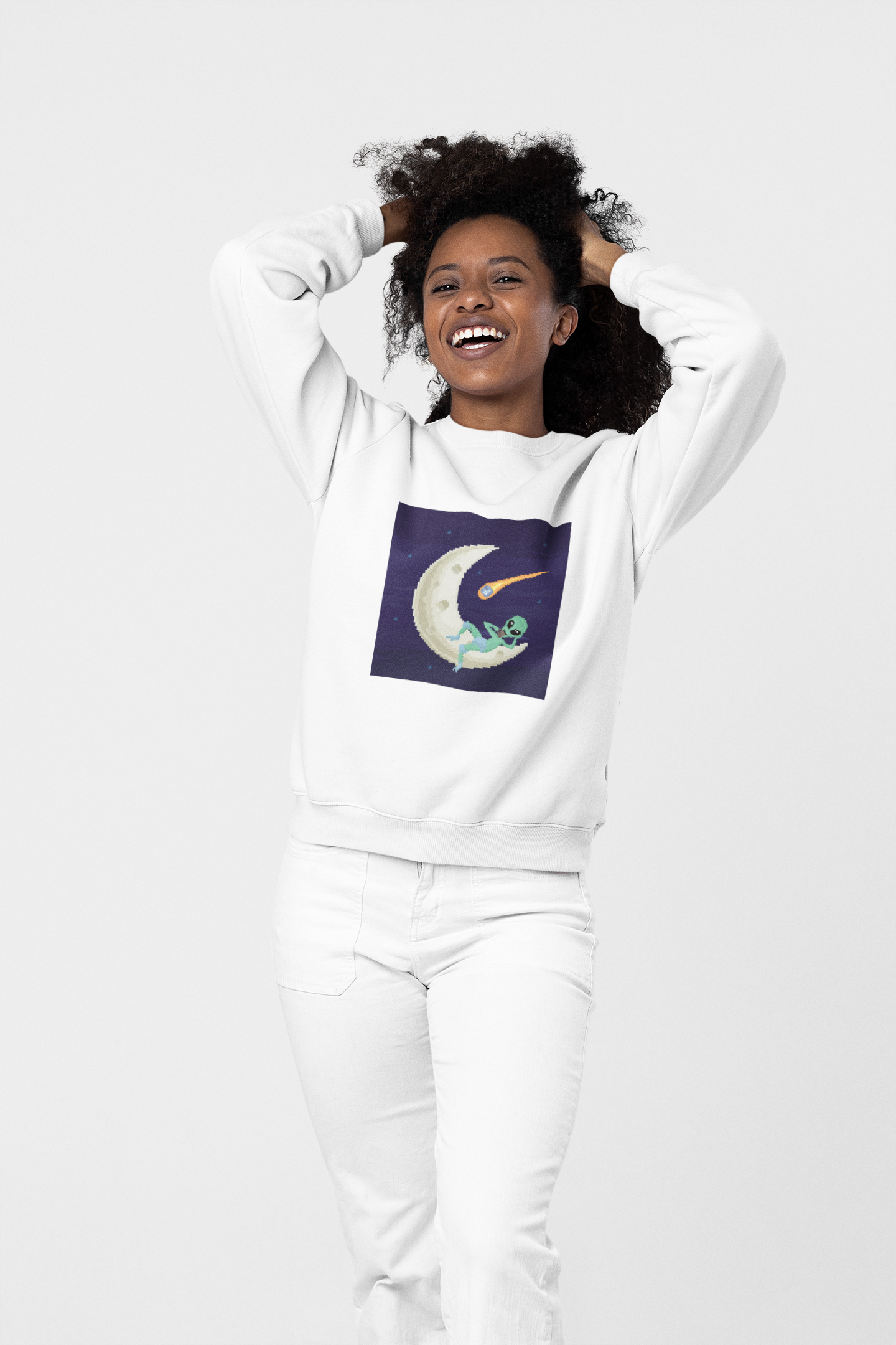 SWEATSHIRTS WHITE: MOON