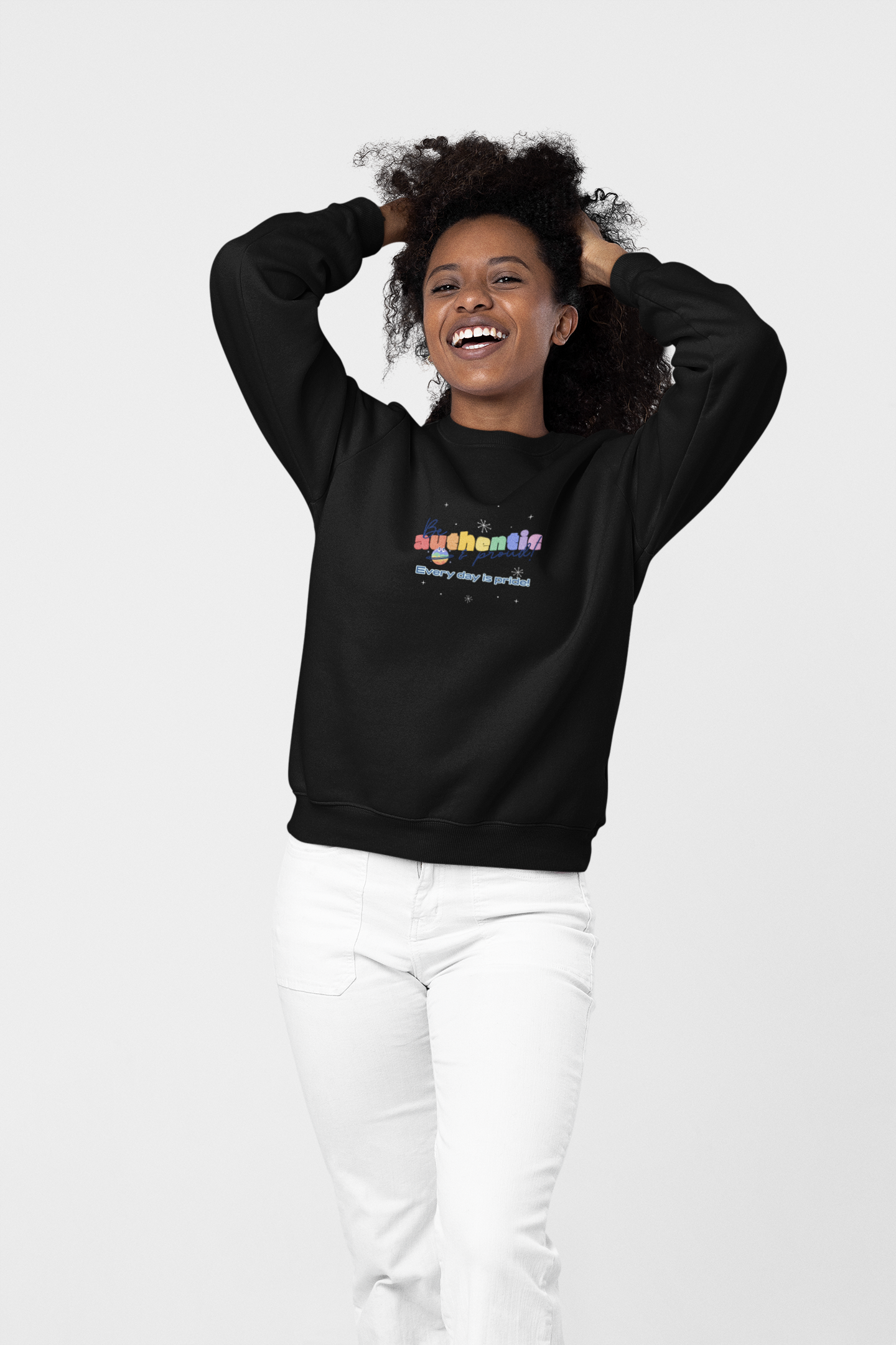 SWEATSHIRTS BLACK: AUTHENTIC