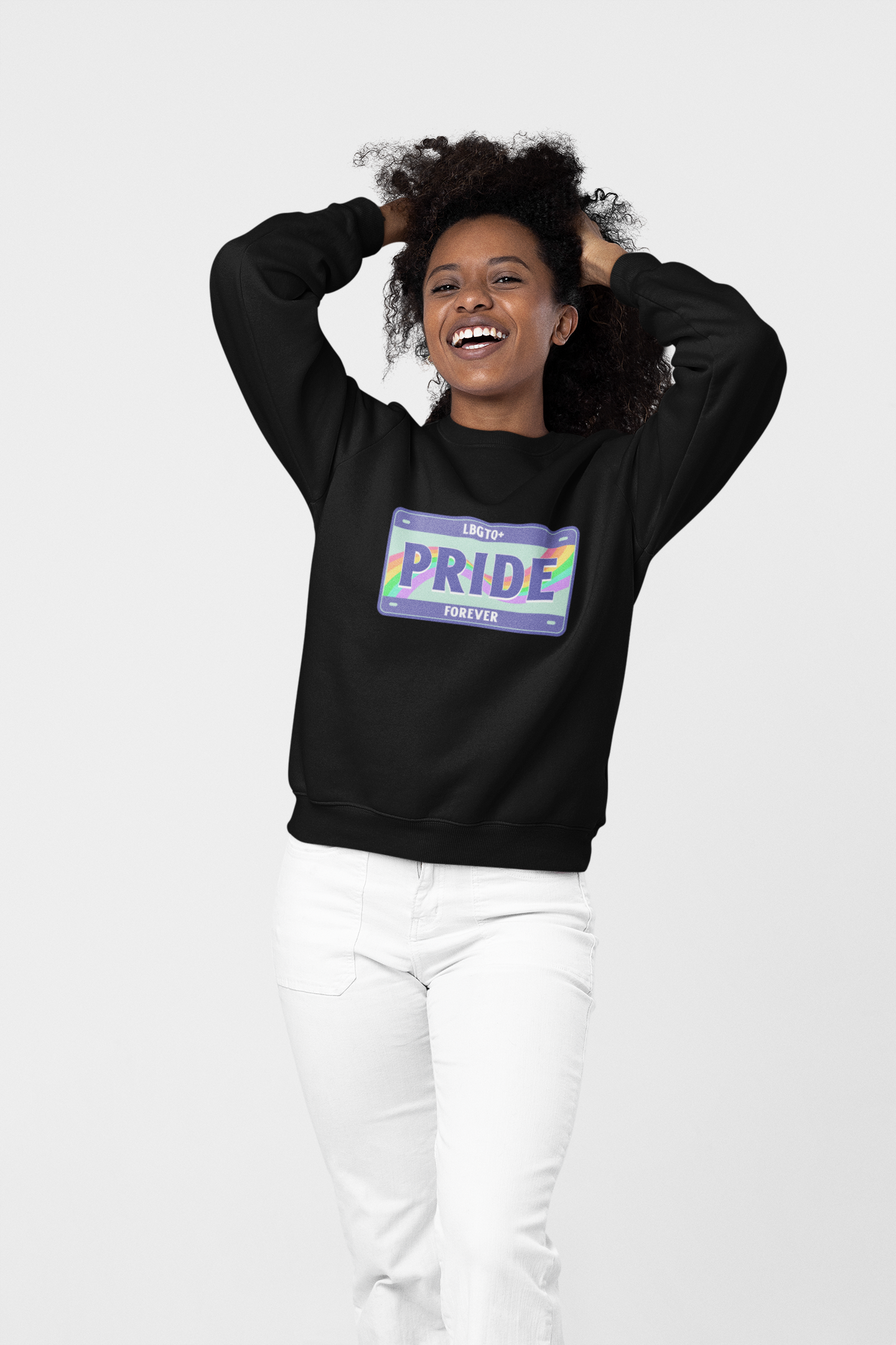 SWEATSHIRTS BLACK: PRIDE