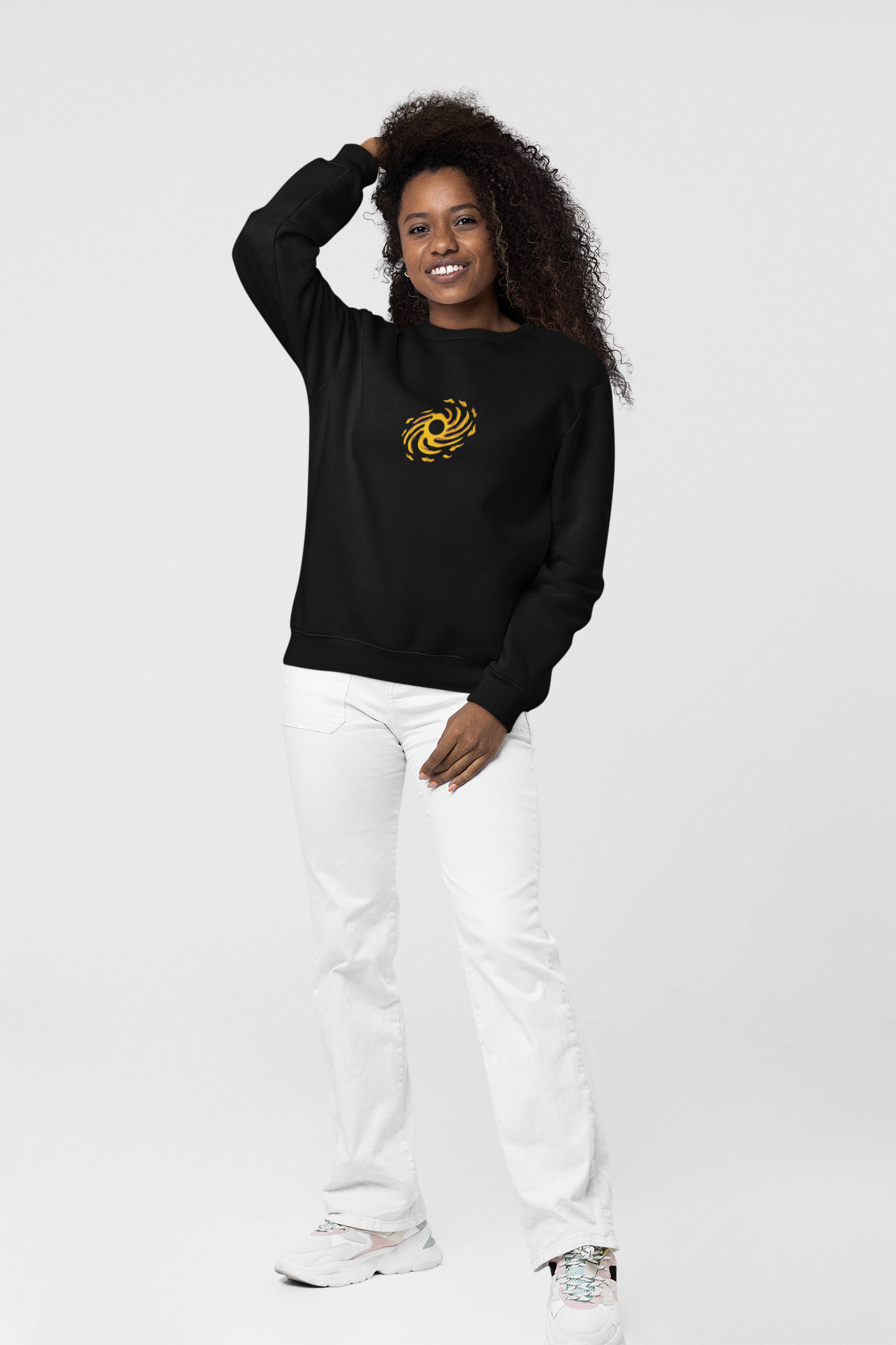 SWEATSHIRTS BLACK: SUN