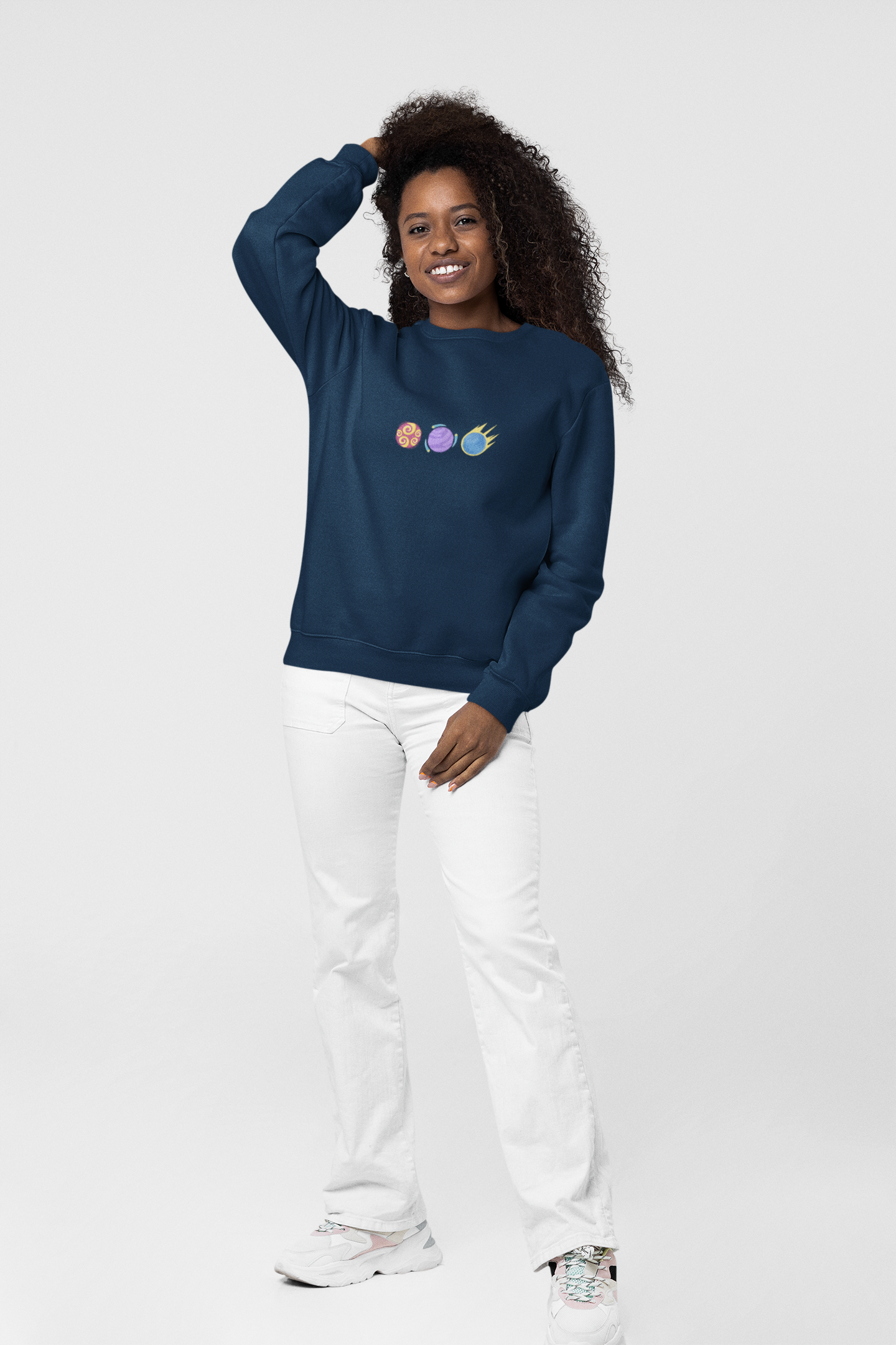 SWEATSHIRTS NAVY BLUE : COMET