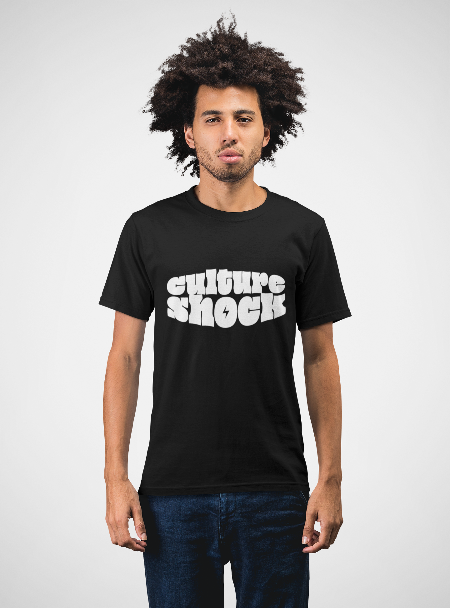 MEN'S T-SHIRT BLACK: CULTURE SHOCK