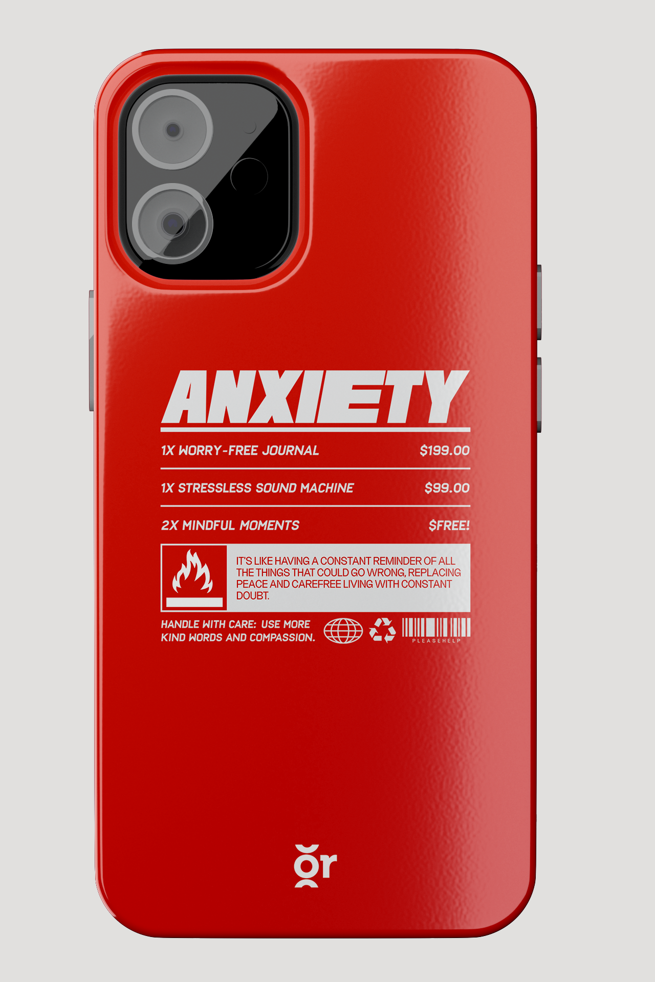 MOBILE CASE COVER: ANXIETY