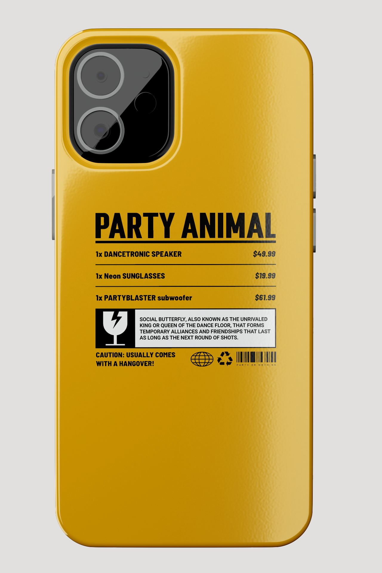MOBILE CASE COVER: PARTY ANIMAL