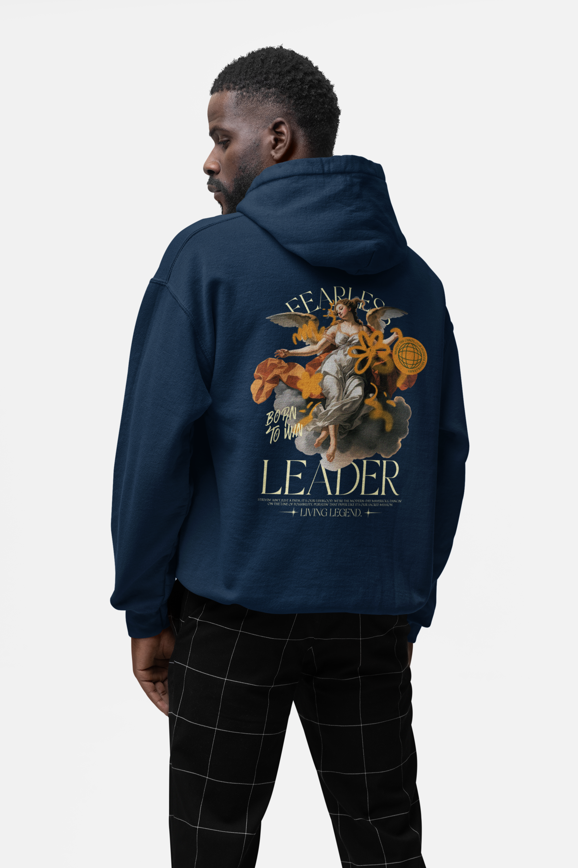 HOODIE NAVY BLUE : LEGEND