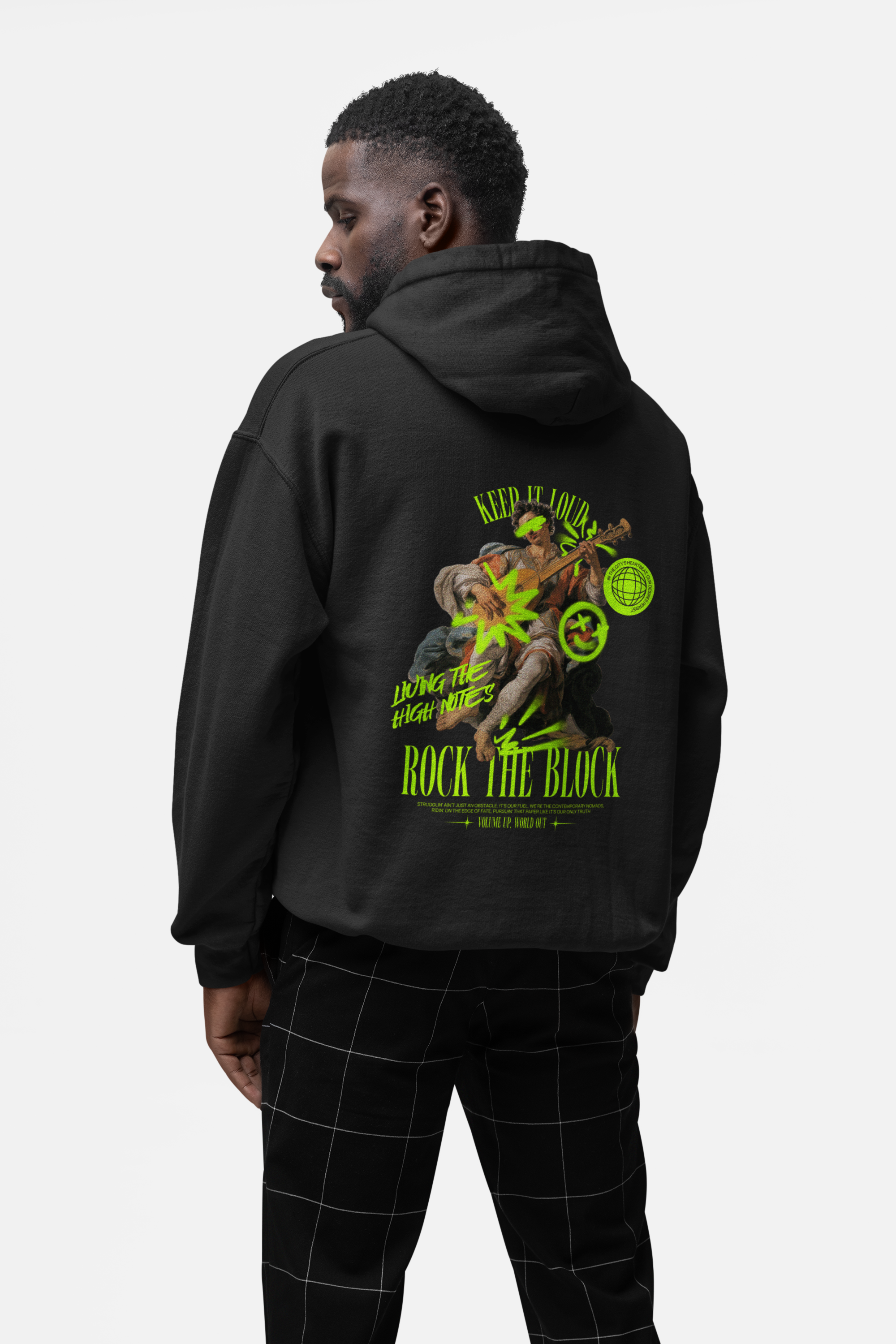 HOODIE BLACK: LUNG THE HIGH NOTE