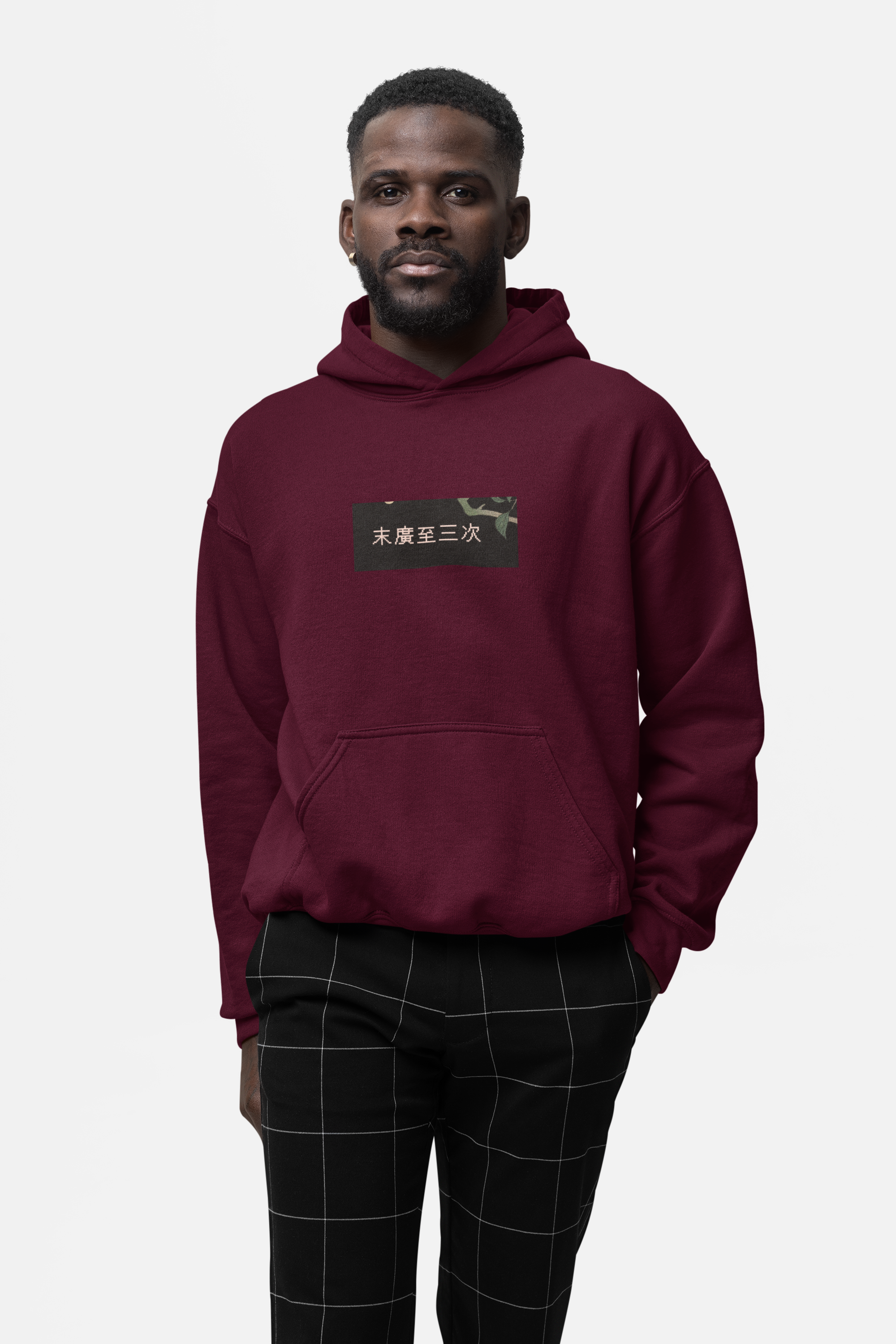 STICHED OVERSIZED : JAPANESE BOAT MAROON