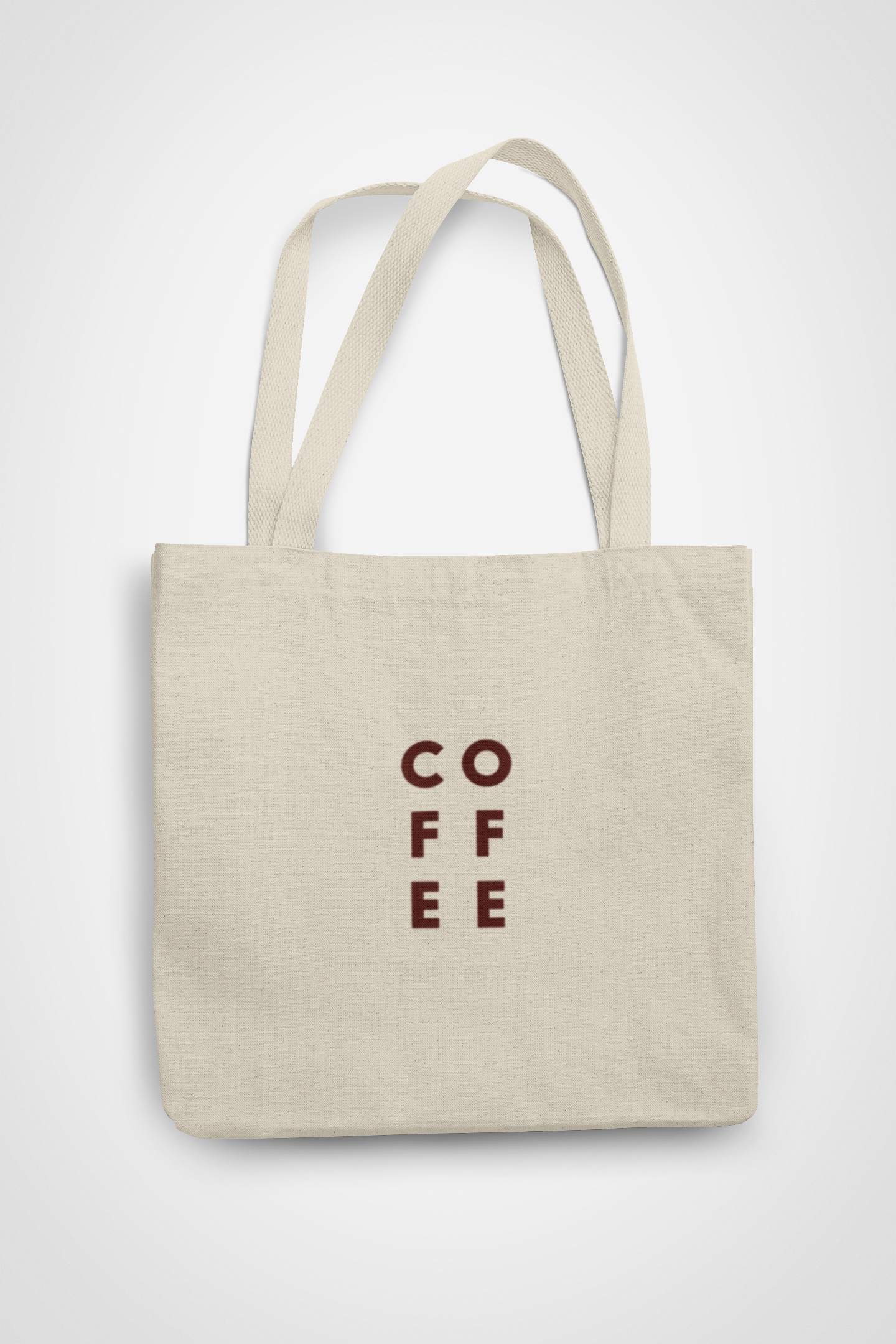 Zipped Tote Bag - Coffee