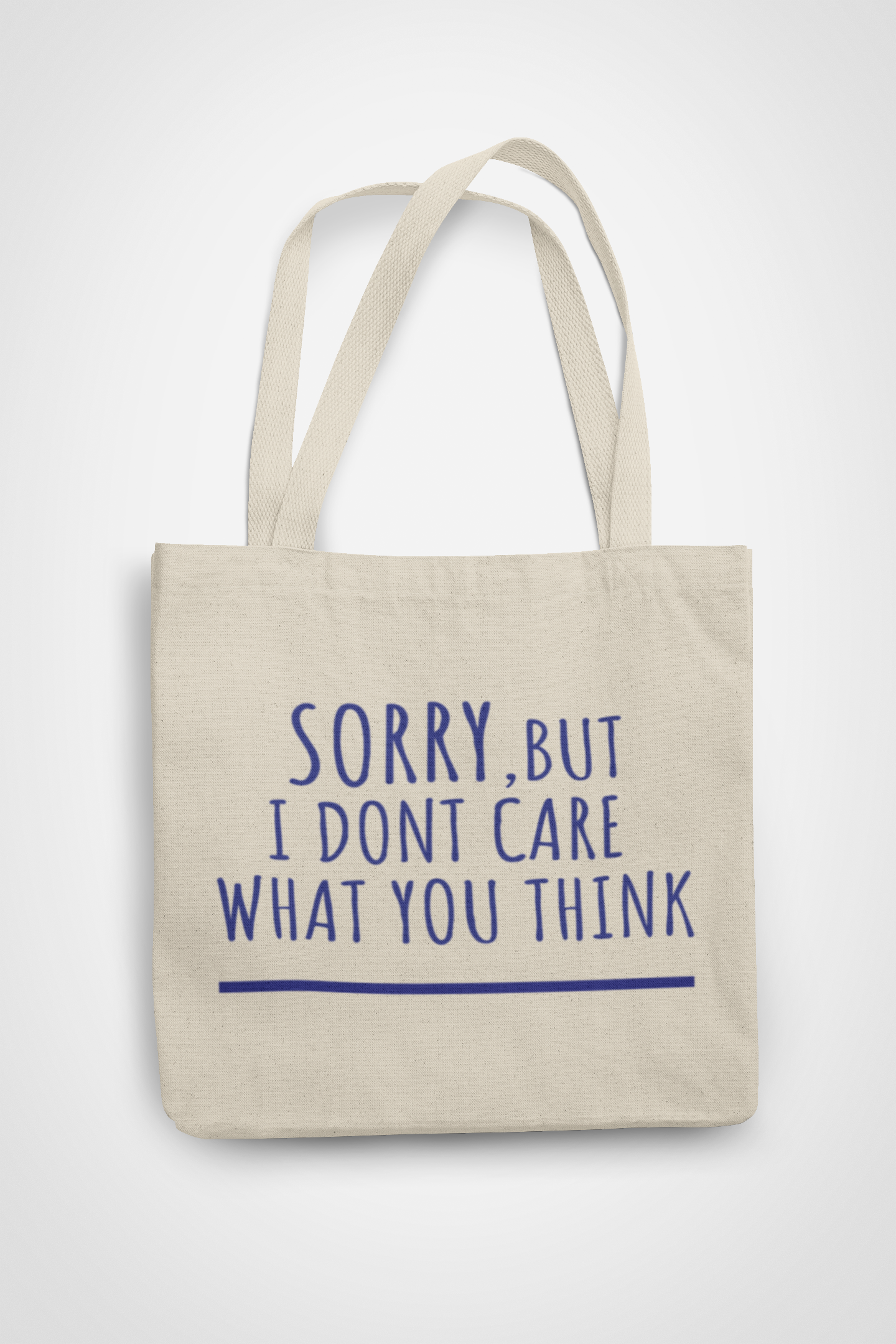 Zipped Tote Bag - Sorry