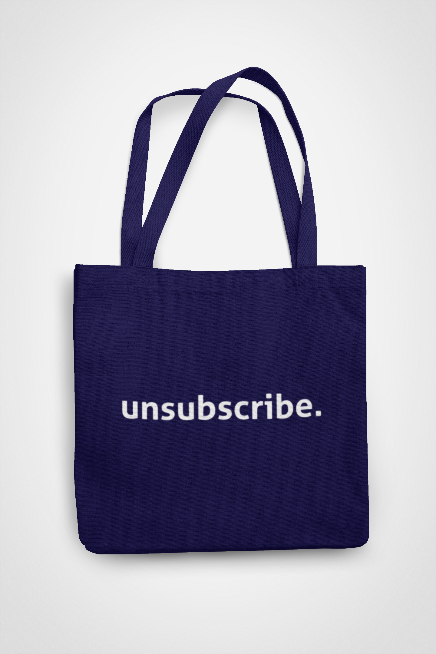 Zipped Tote Bag - Unsubscribe