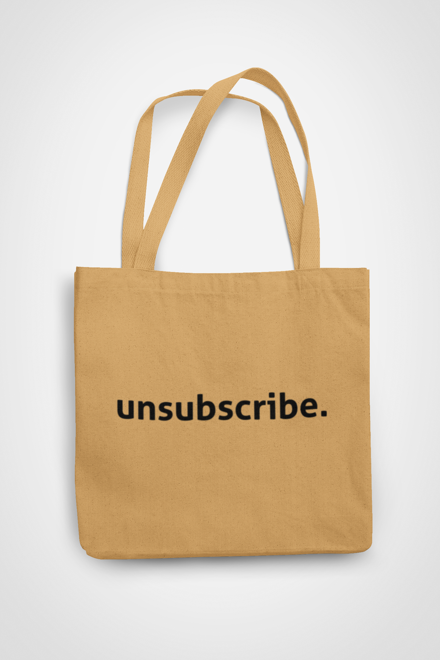 Zipped Tote Bag - Unsubscribe