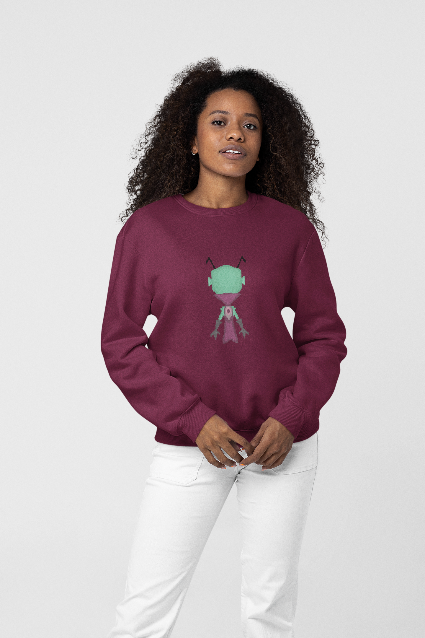 SWEATSHIRTS MAROON: ALIEN