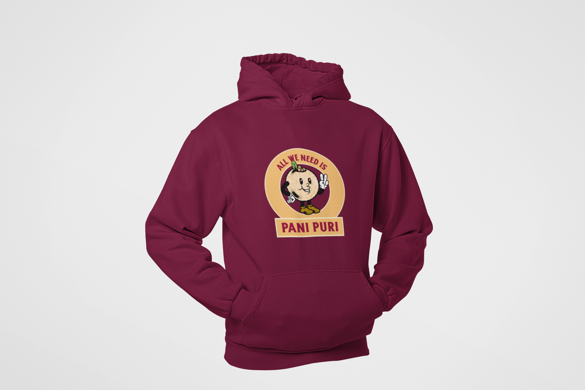 HOODIE MARRON: PANI PURI